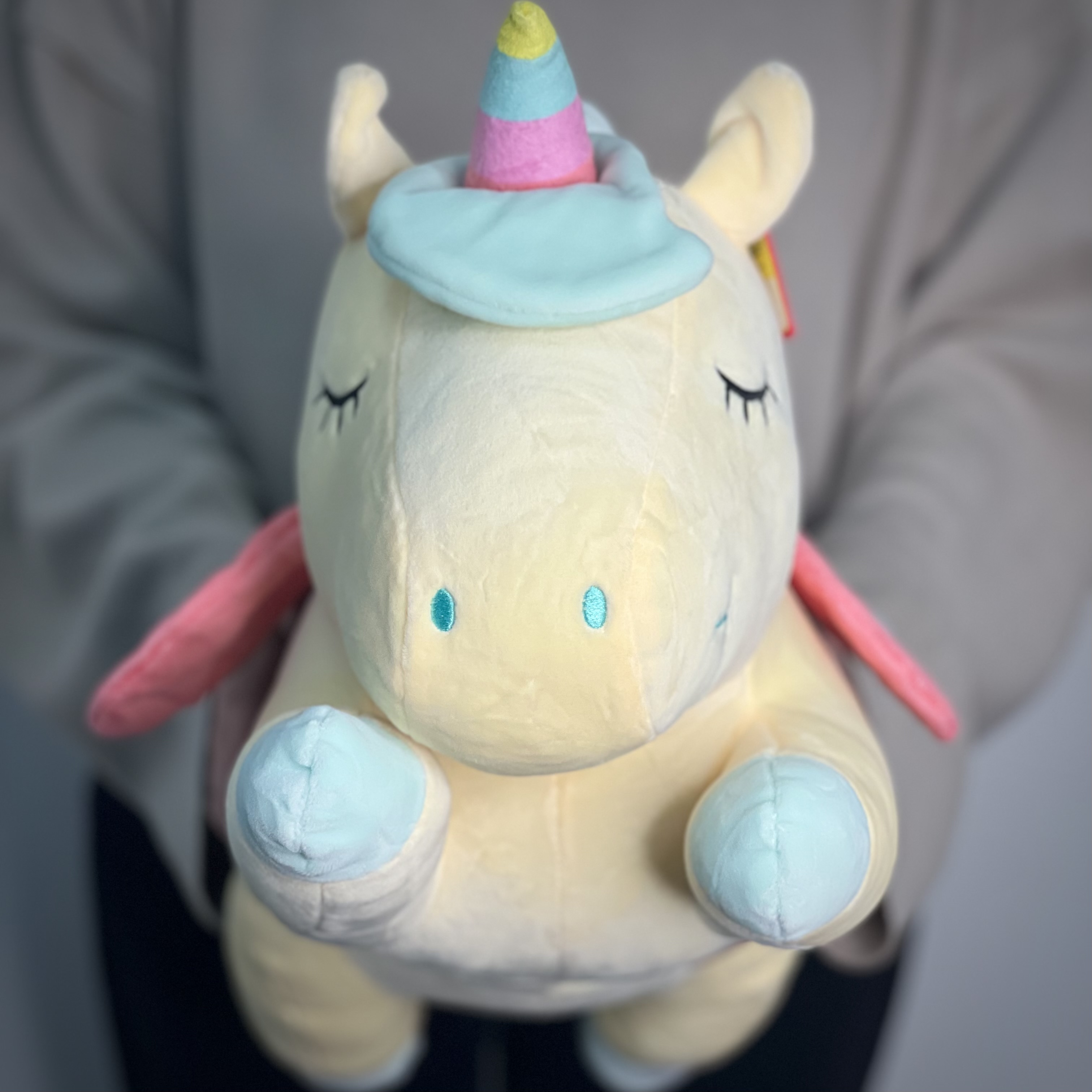Мягкие игрушки Единорог кремовый