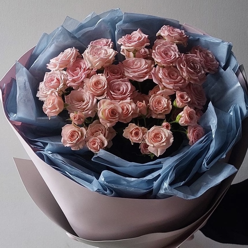 Кустовая роза Букет Приятное чувство