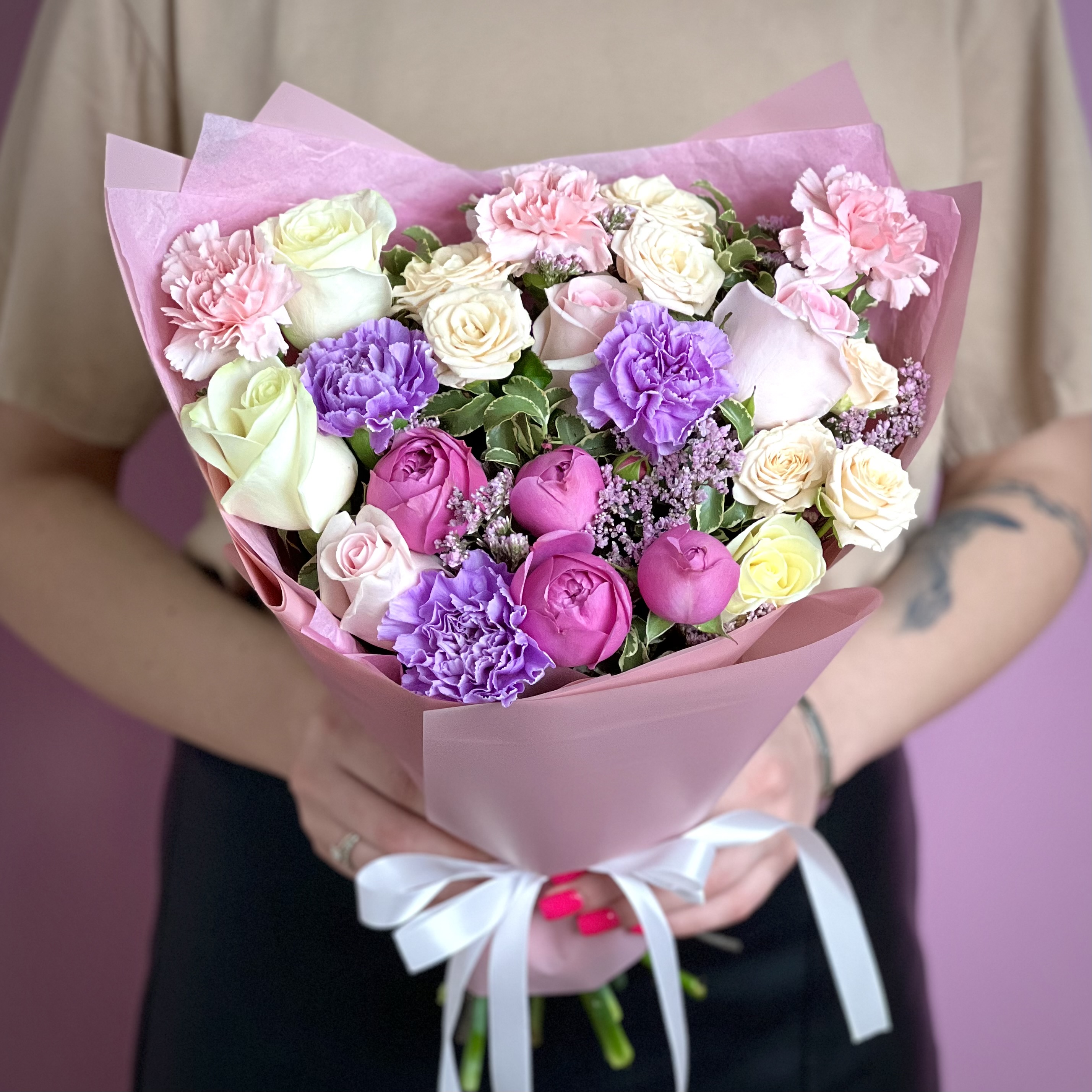 Гвоздики Букет Глянец