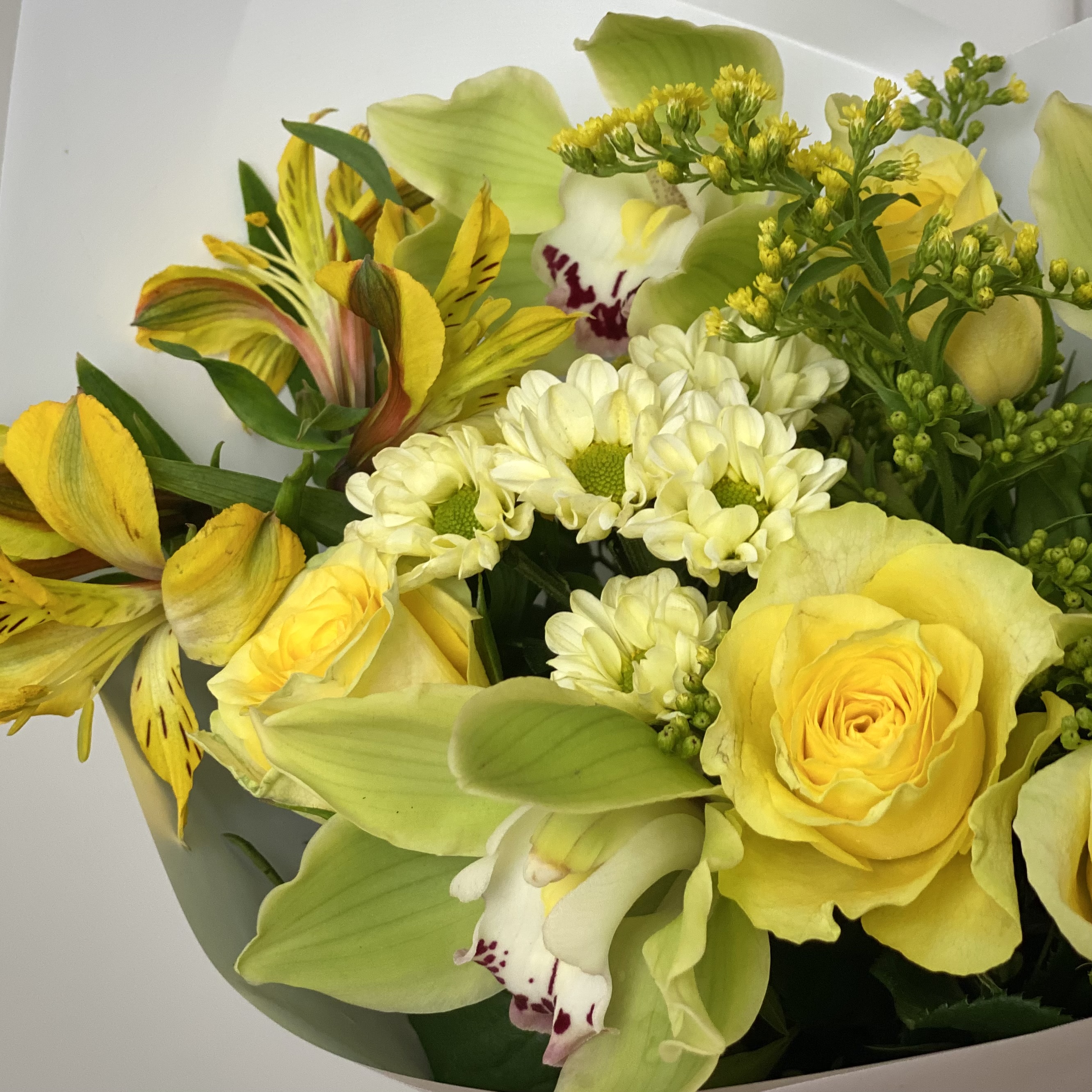 Орхидеи Букет Лимонад