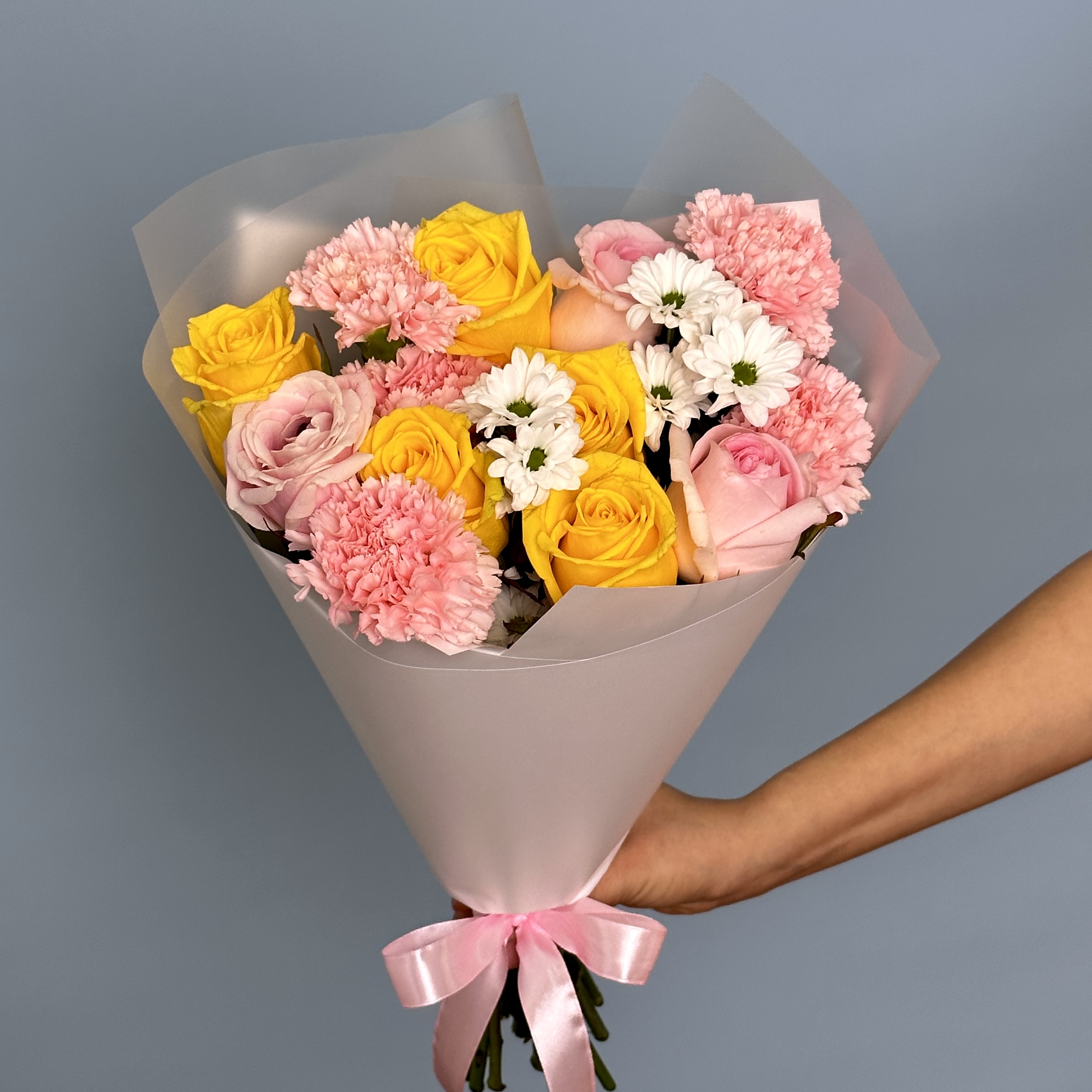 Гвоздики Букет Лэйси