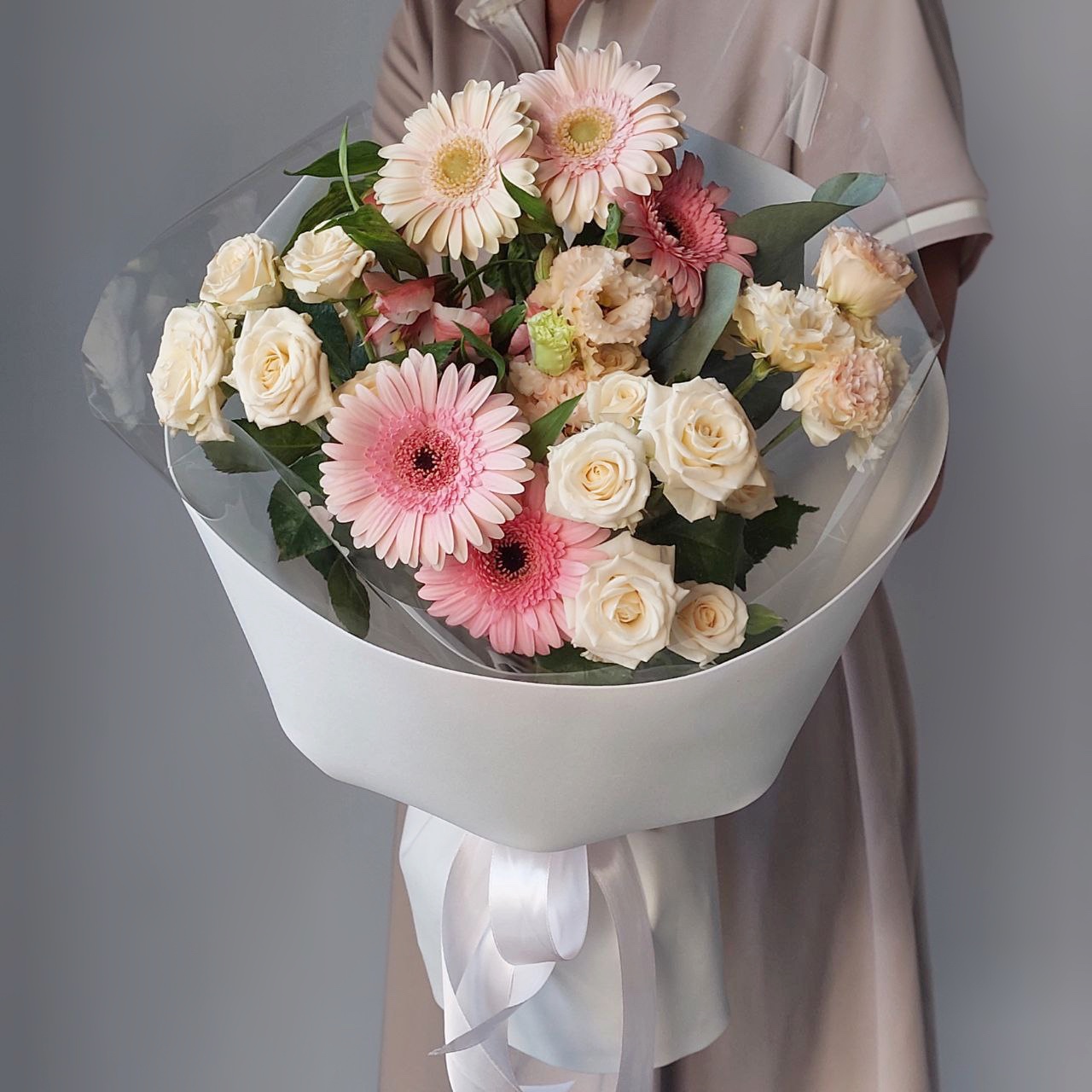 Герберы Букет Теплая забота