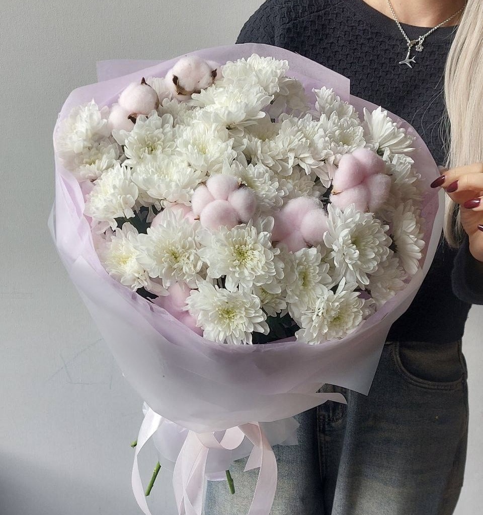 Хризантемы Букет Сладкий шёпот