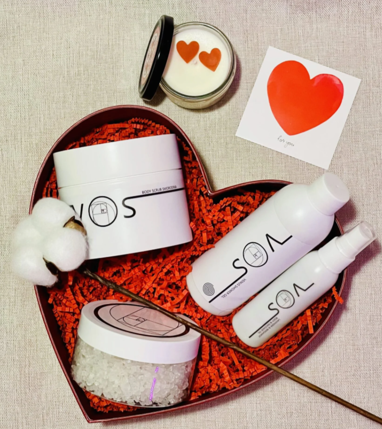 Для crm СПА-набор для любимой "Ягоды, лаванда и нежность"