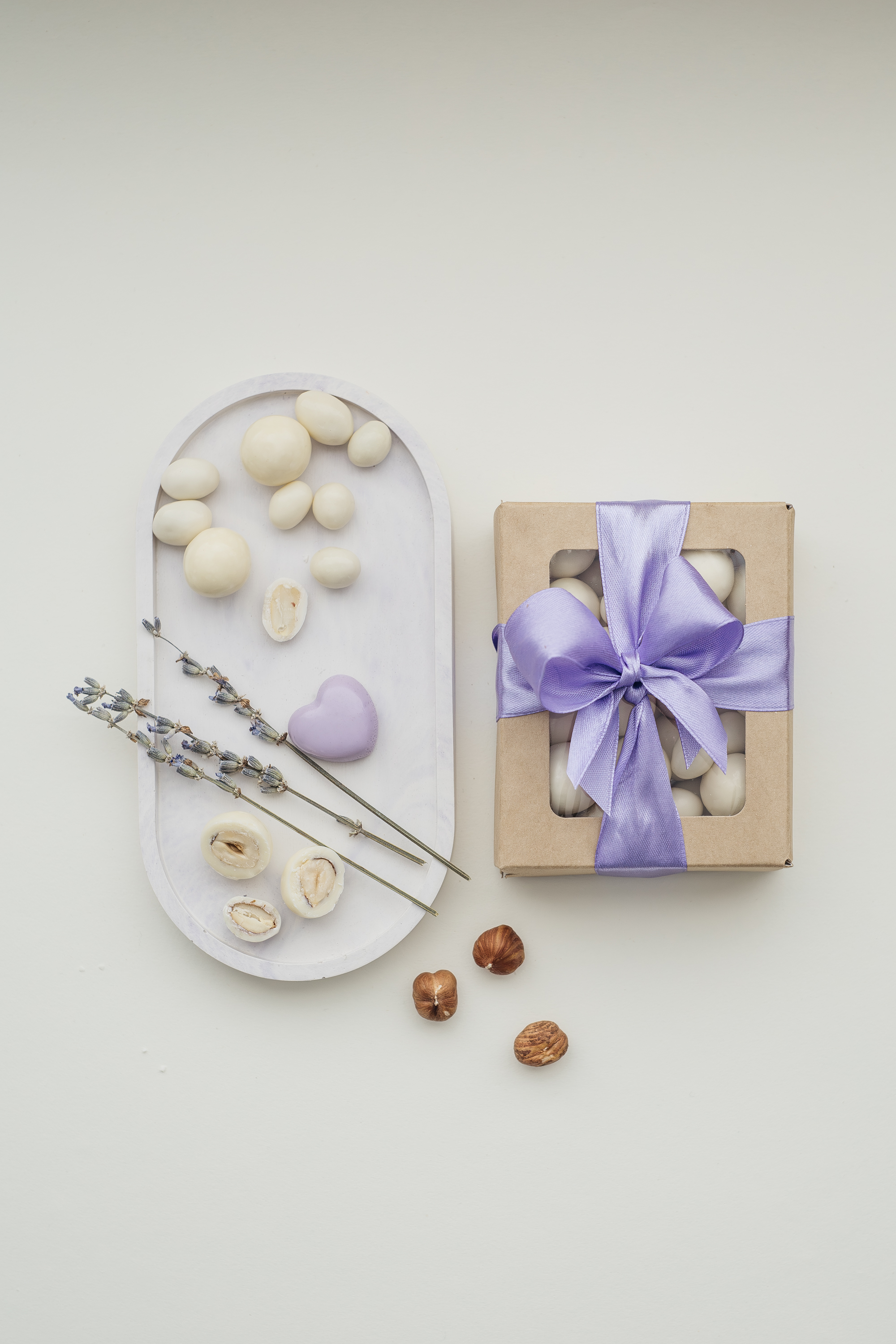 Для crm Набор Лавандовое трио с чаем