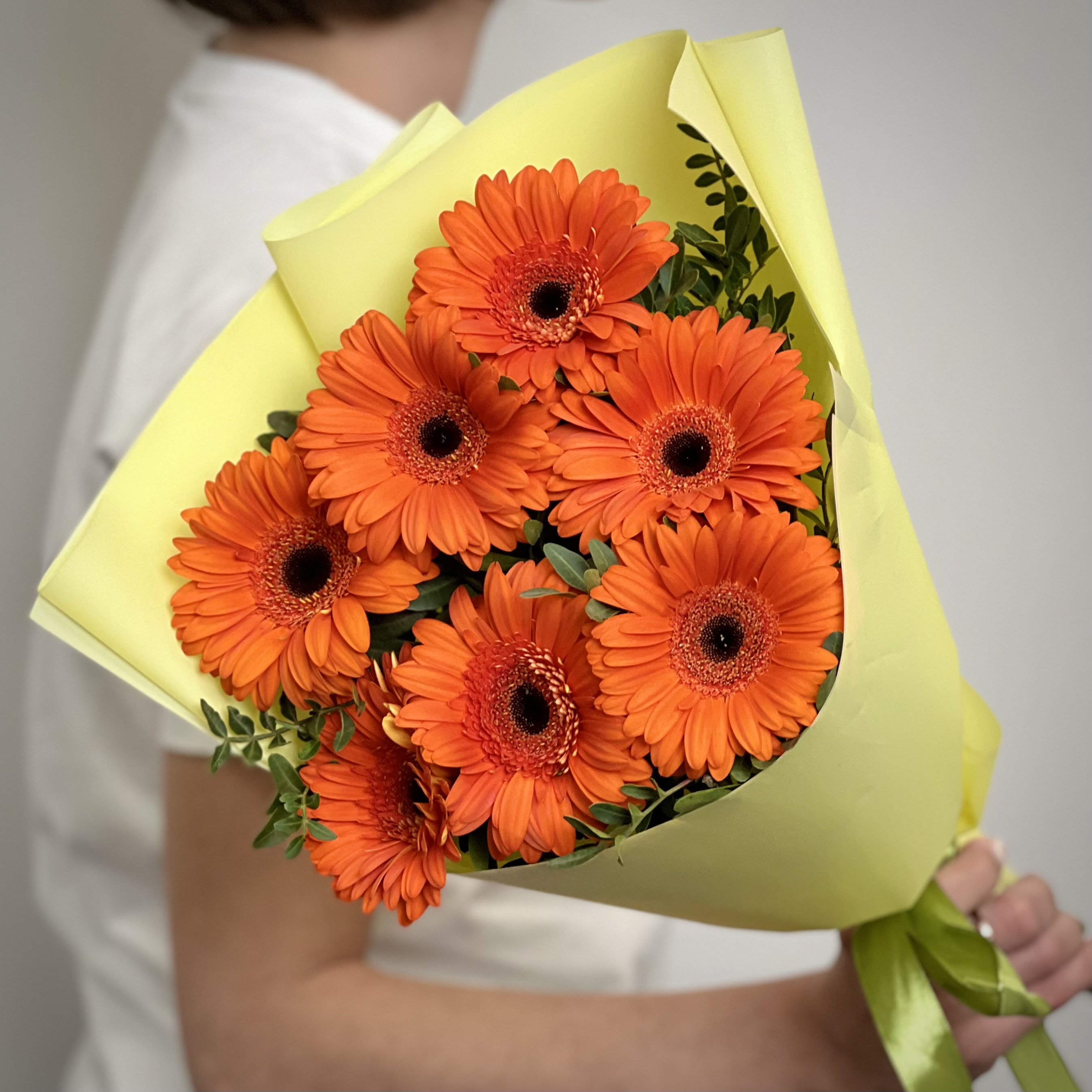 Герберы Букет Веснушки