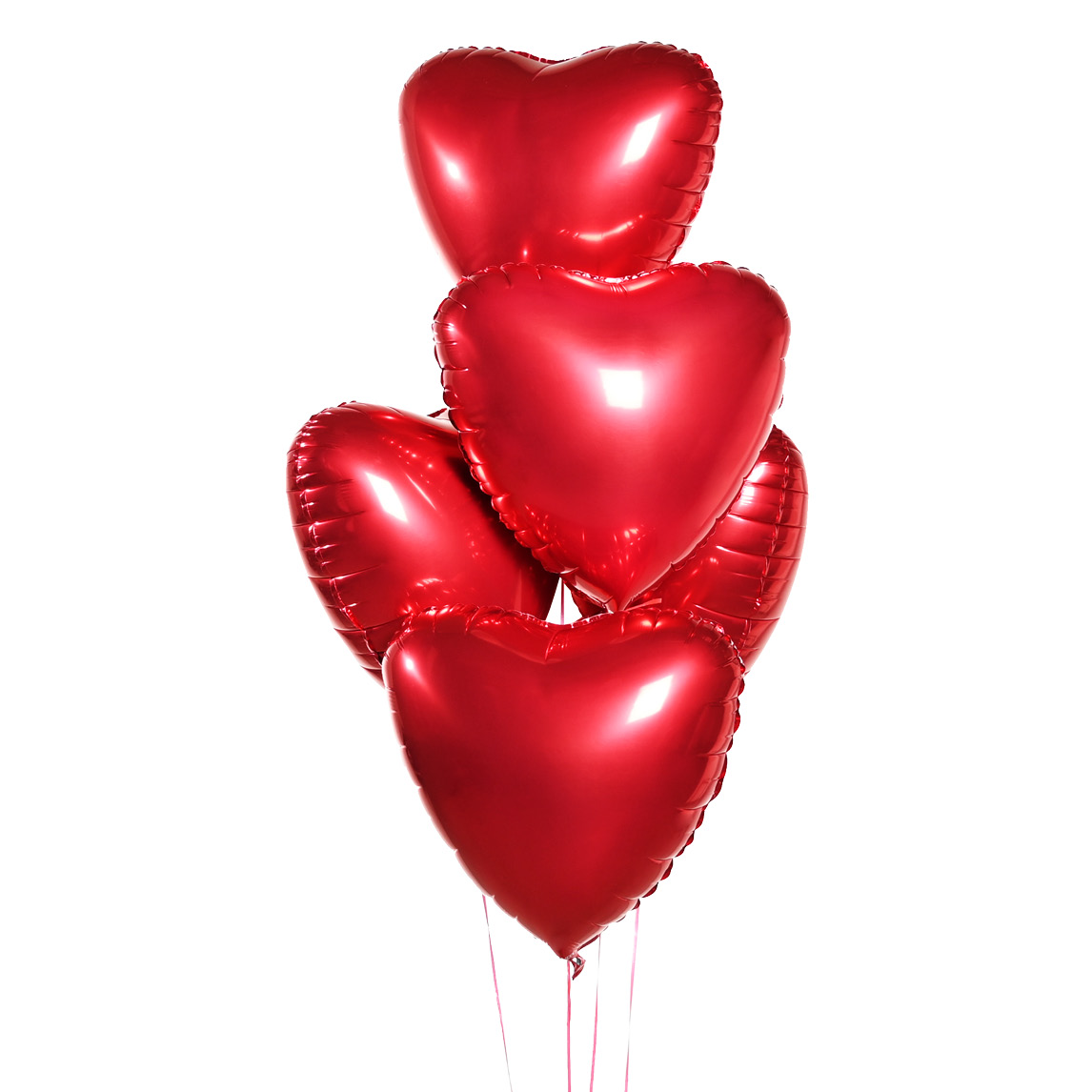 Воздушные шары Сердце 5 шт. воздушные шары cool party холодное сердце набор 5 шт 12 дюйм
