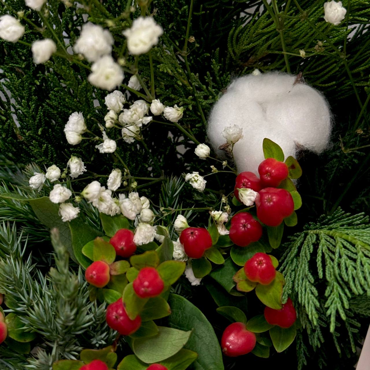 Новогодняя коллекция Букет Зимнее дыхание