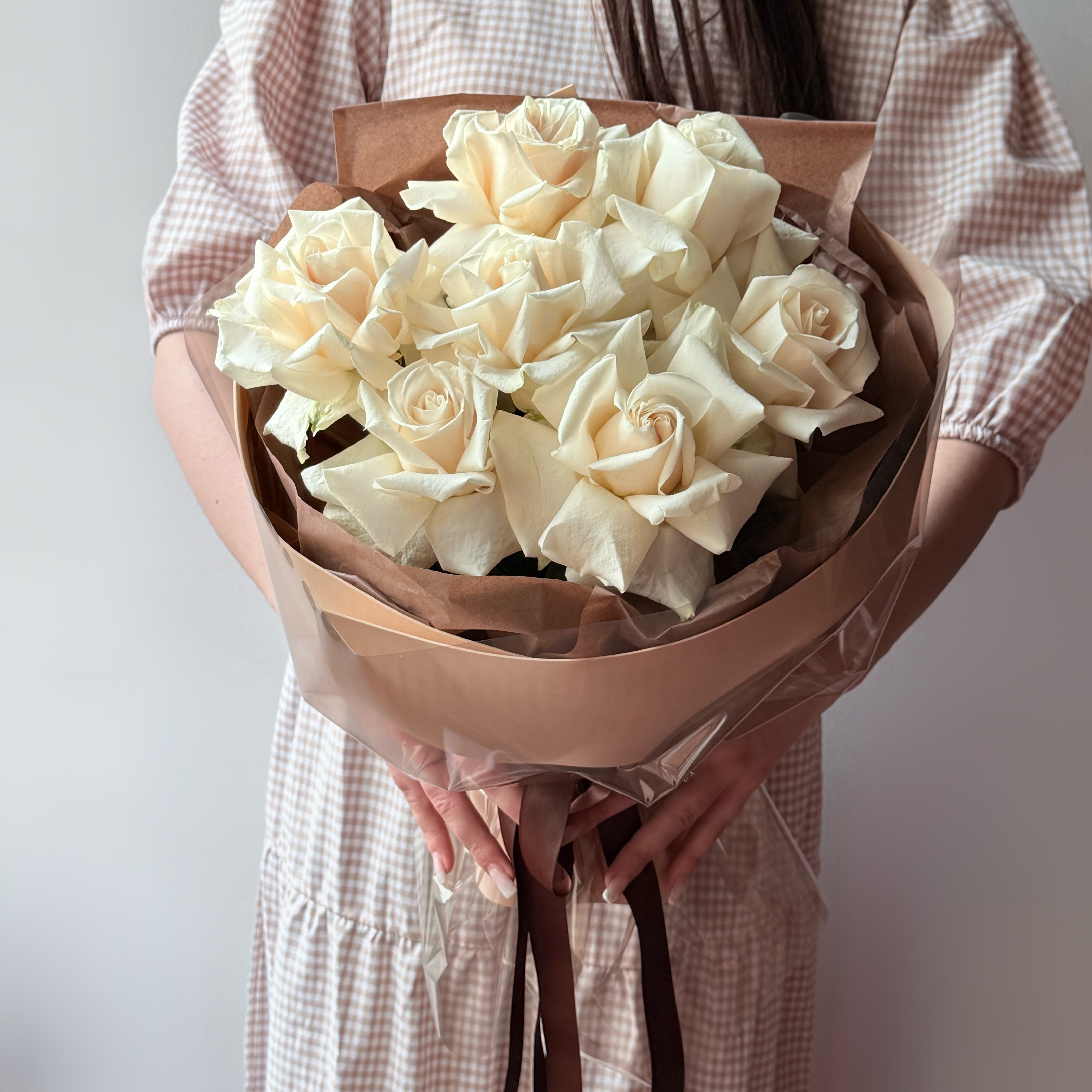 Букеты из роз Букет Ласковая нежность