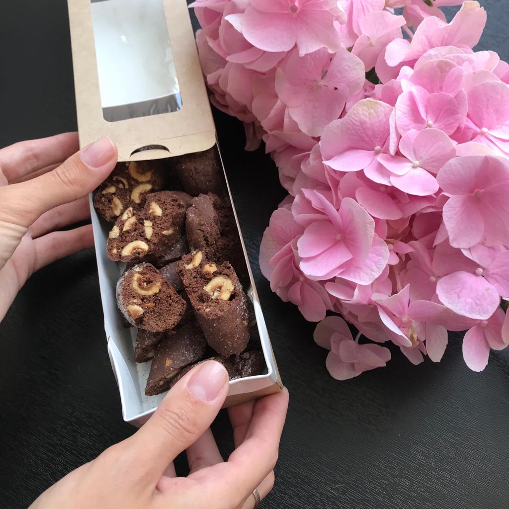 Конфеты к букетам Печенье КАНТУЧЧИНИ шоколадное