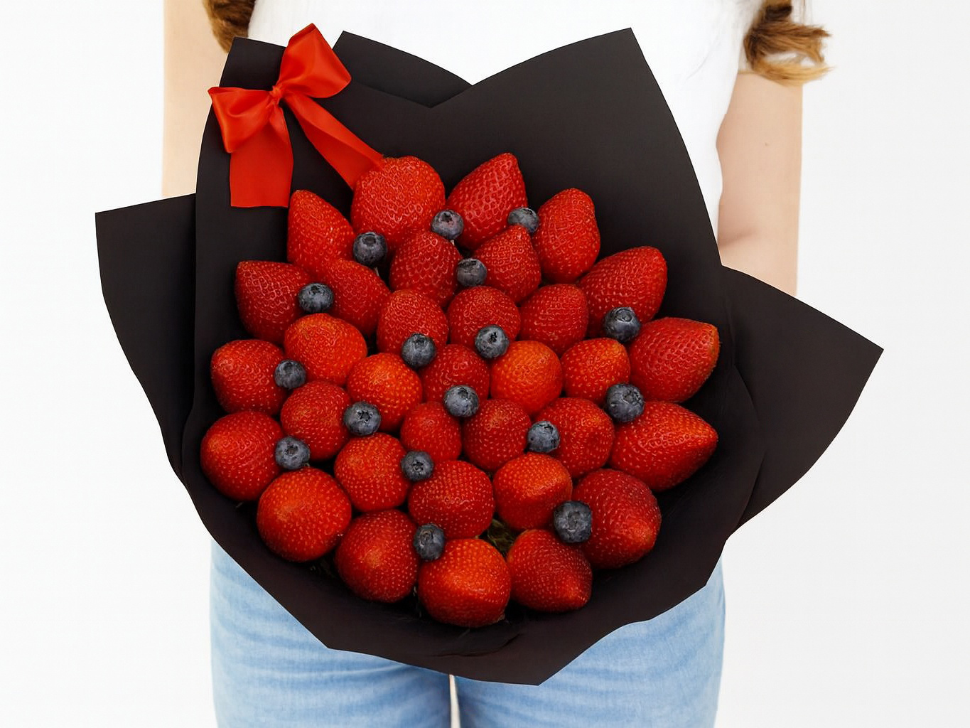 Для crm Букет из клубники Ягодный бум M