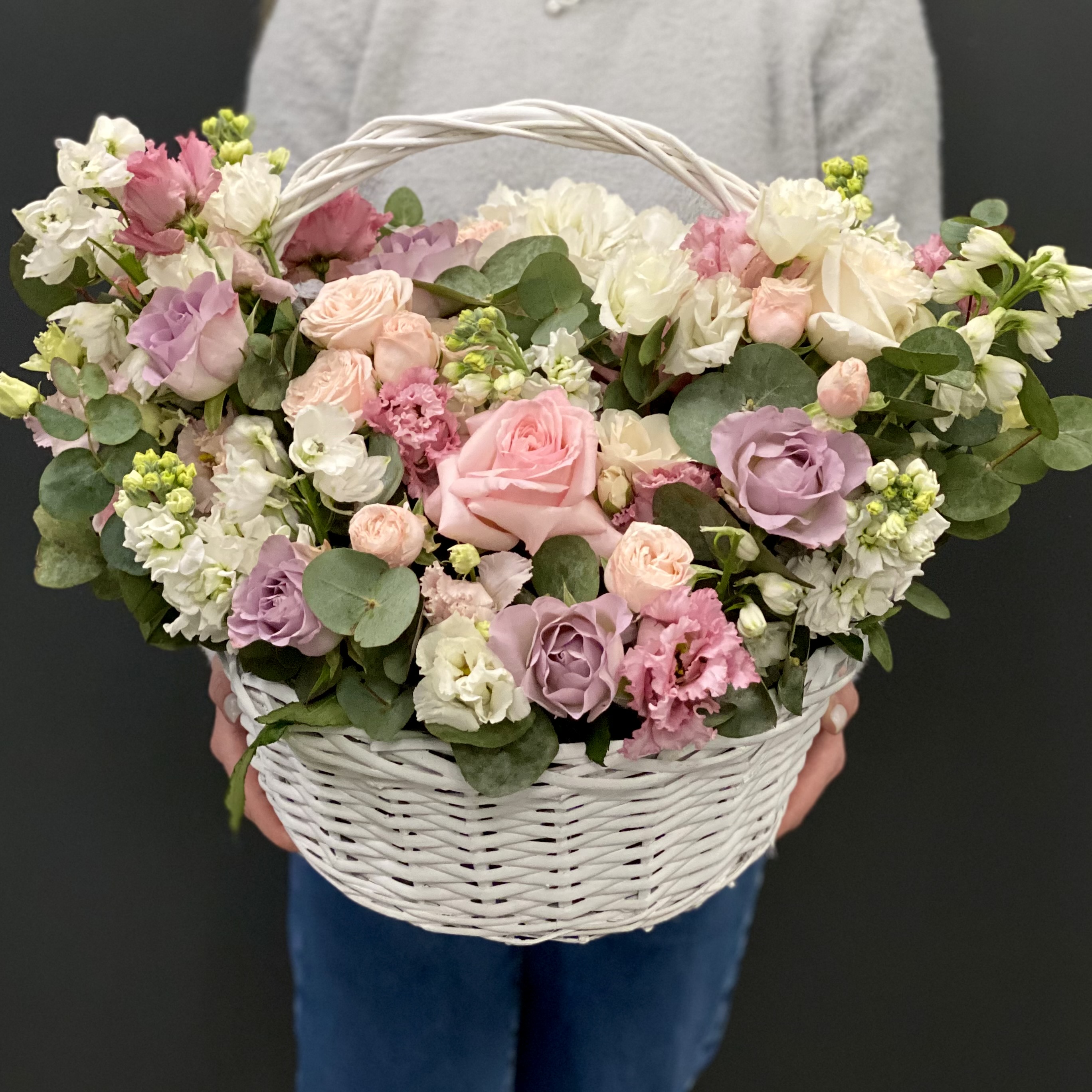 Гортензии Корзина цветов Даниссимо