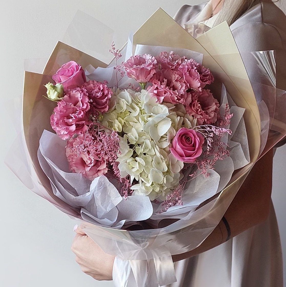 Эустома Букет Дыхание весны