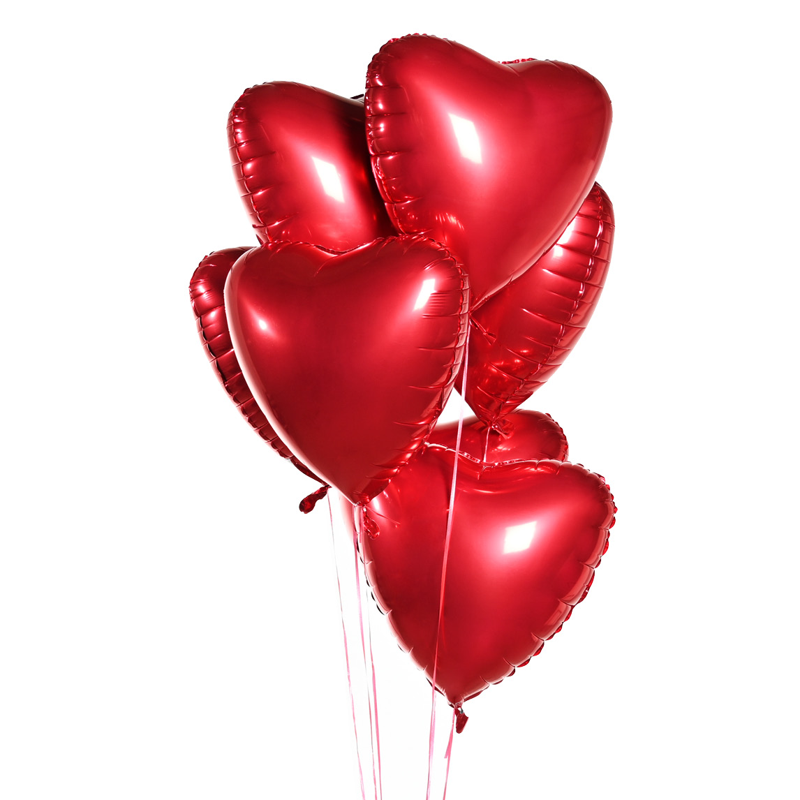Воздушные шары Сердце 7 шт. цена и фото