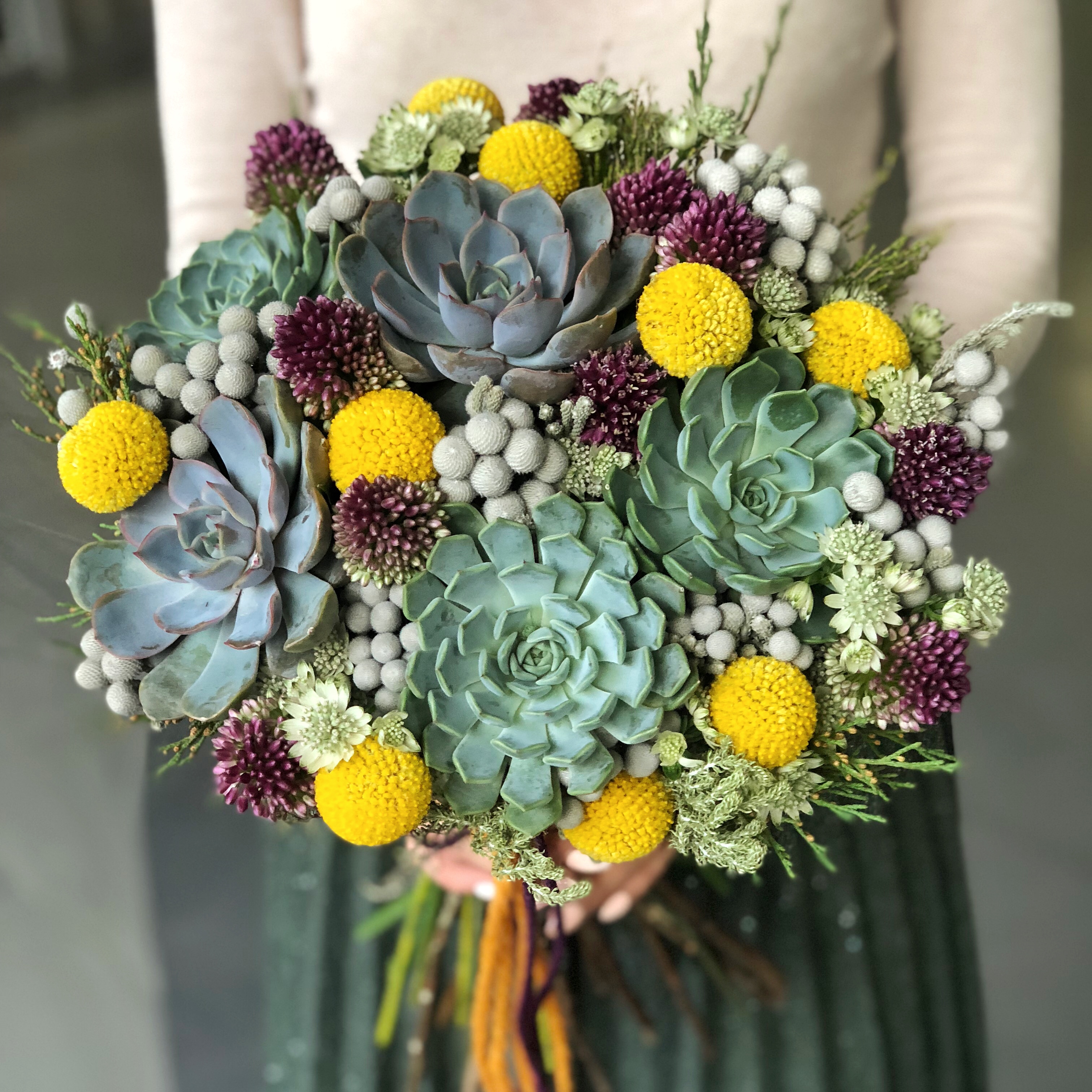 Суккуленты Букет Теплота