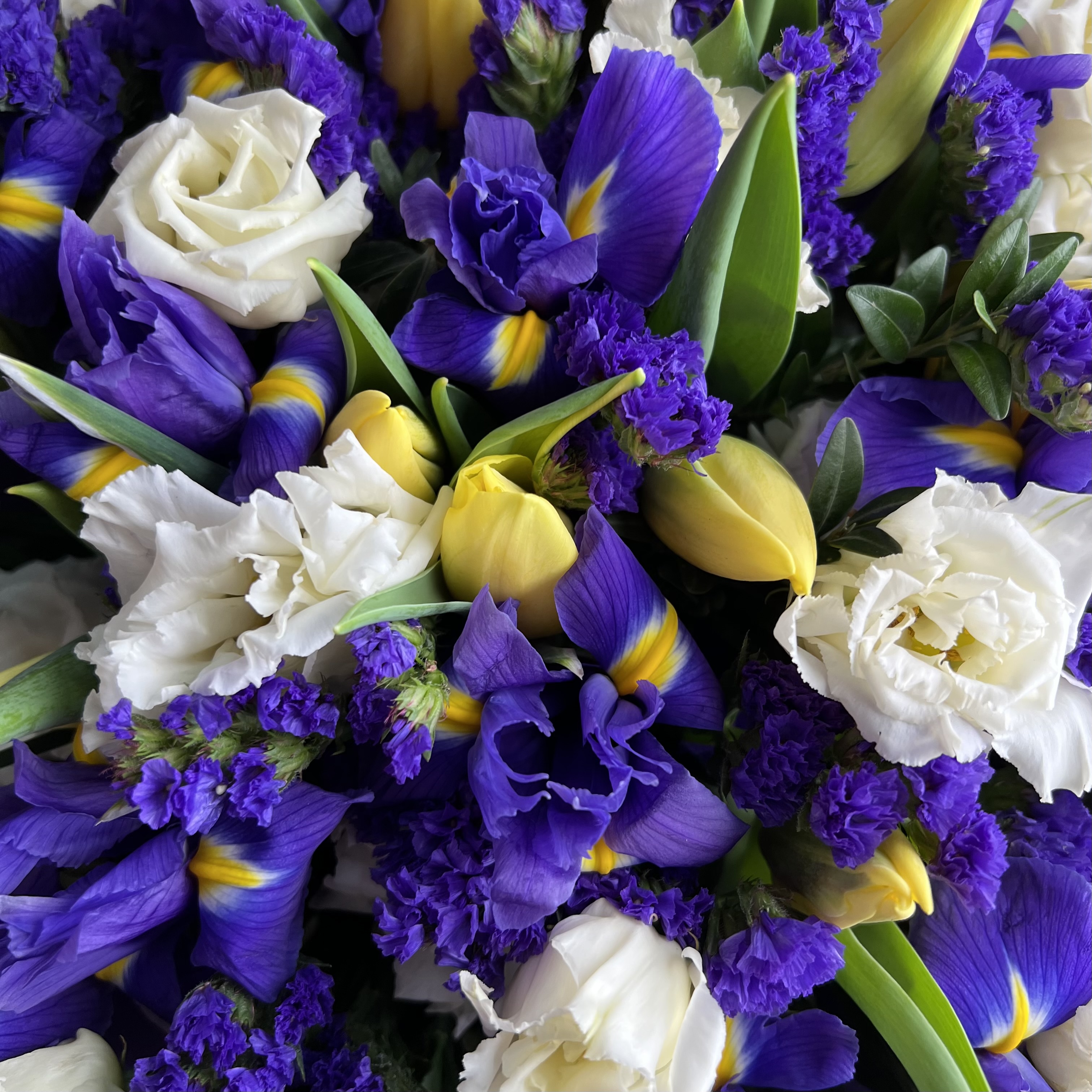 Ирисы Букет Родное поле