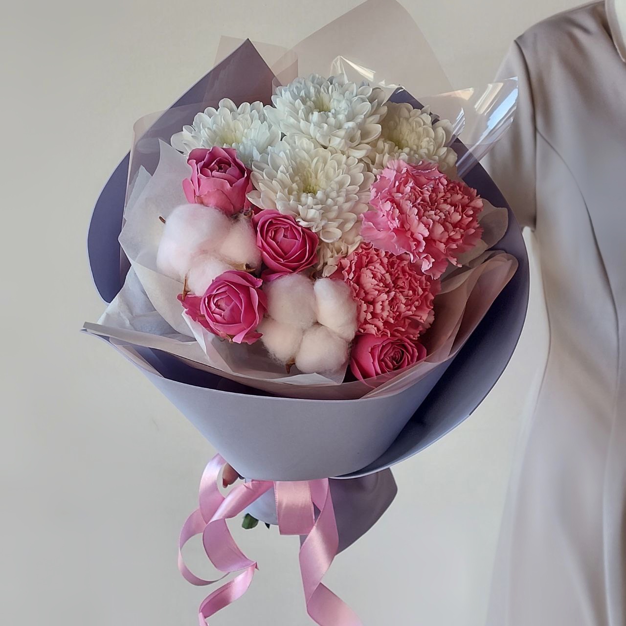 Гвоздики Букет Теплые нотки