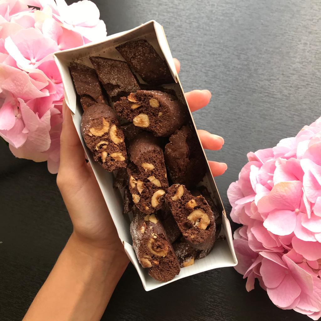 Конфеты к букетам Печенье КАНТУЧЧИНИ шоколадное