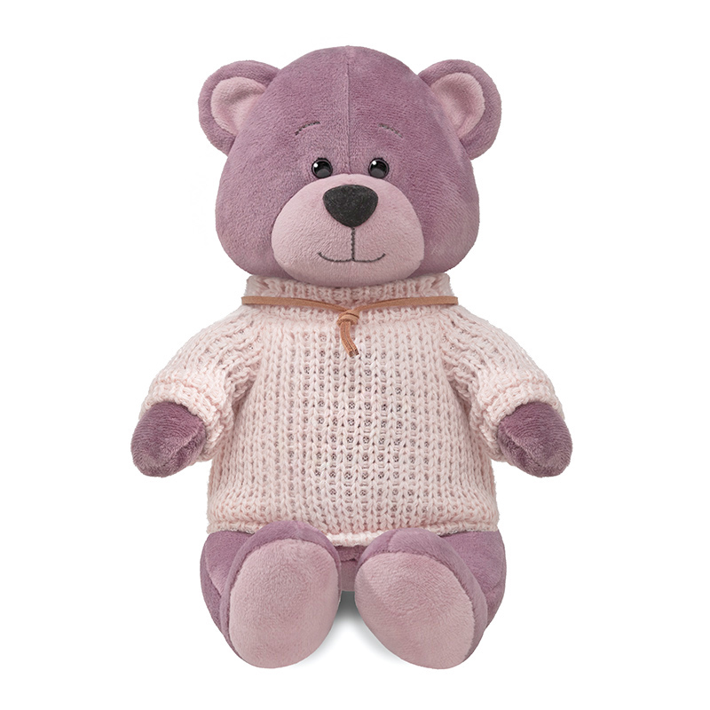 Мишка Ронни в свитере (в коробке) (21 см...