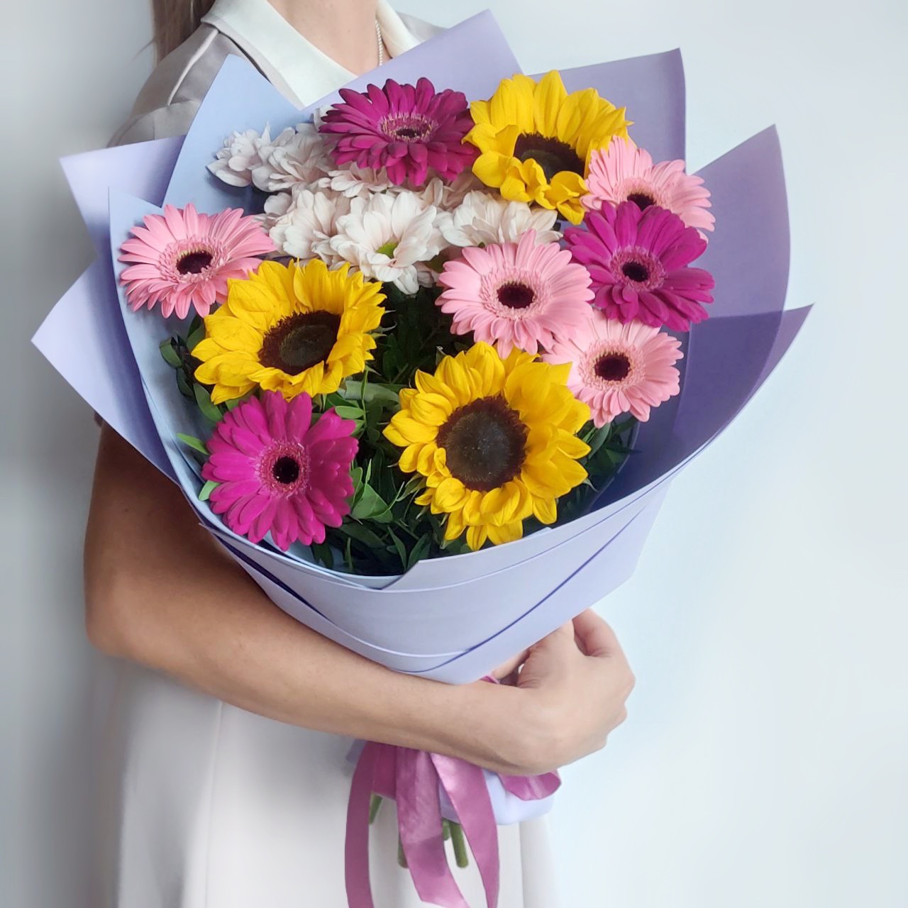 Герберы Букет Жаркий миг