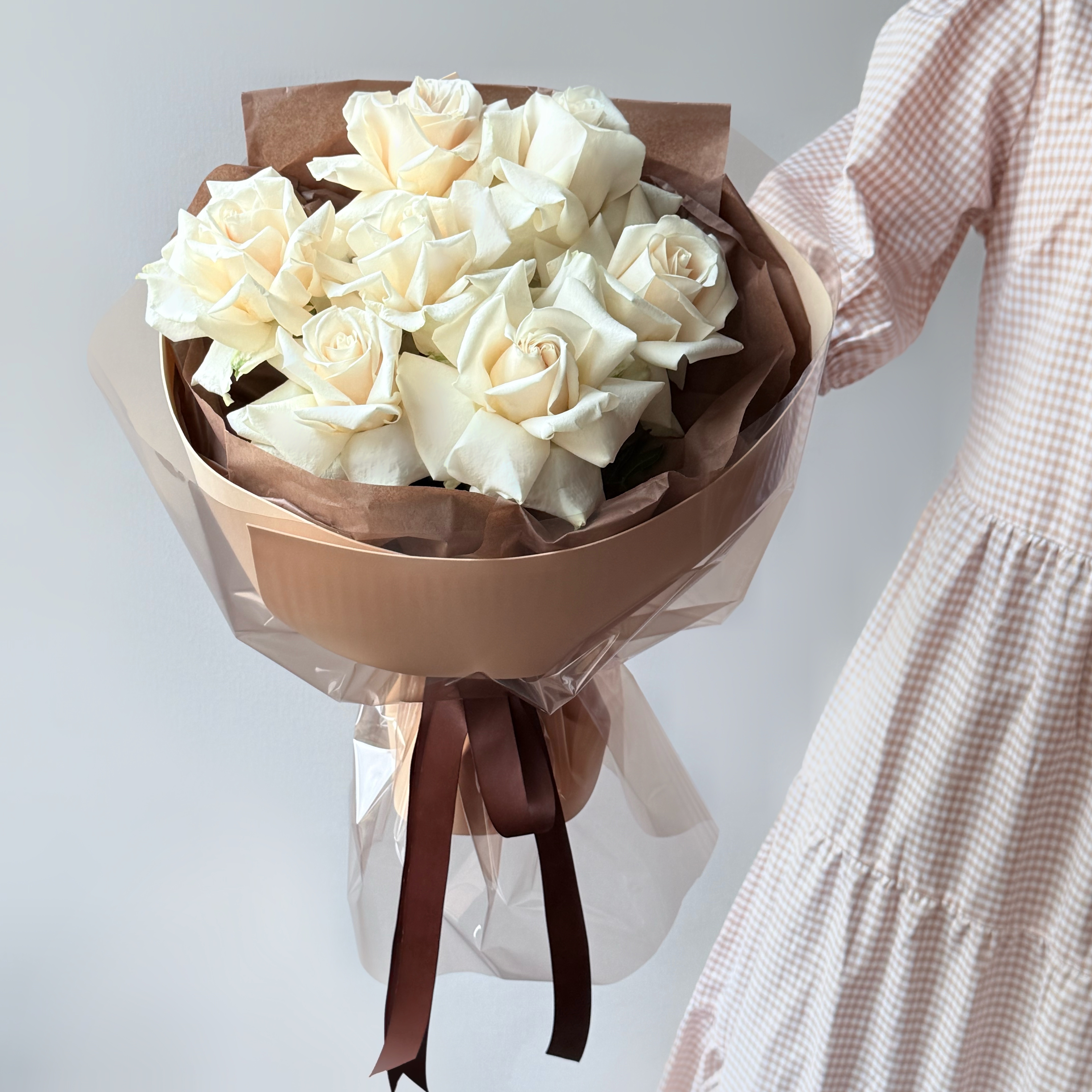 Букеты из роз Букет Ласковая нежность