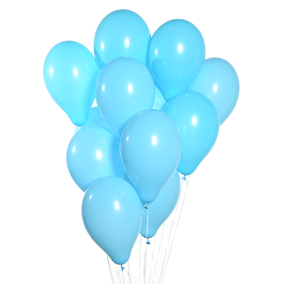 Воздушные шары Голубые 15 шт. 32 шт новинка пожарная машина полицейская модель комплект 1 9 голубые цифры воздушные шары украшения для детей день рождения детский душ