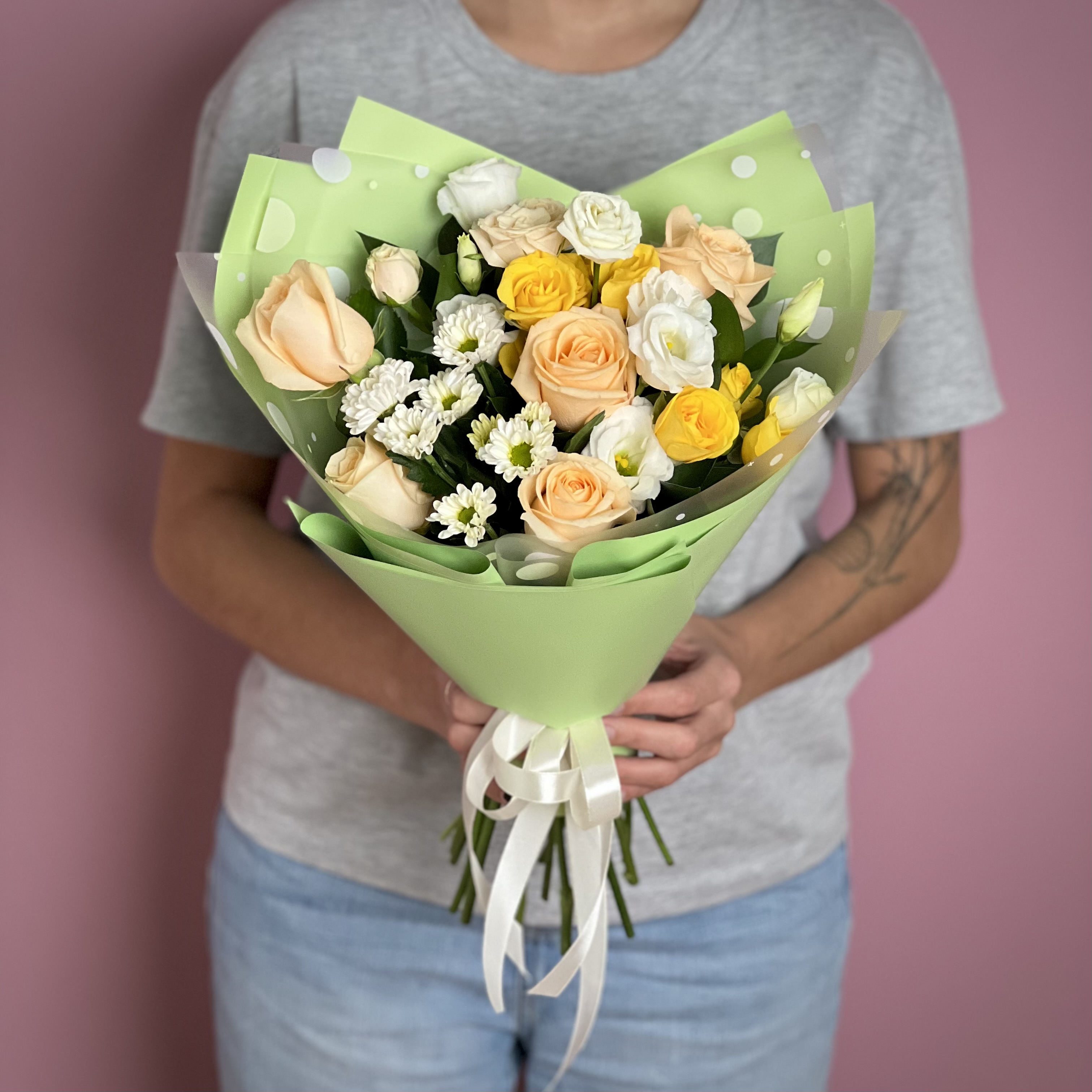 Букеты из роз Букет Смайл