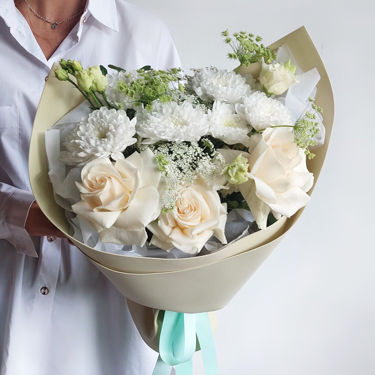 Хризантемы Букет Сказка на рассвете