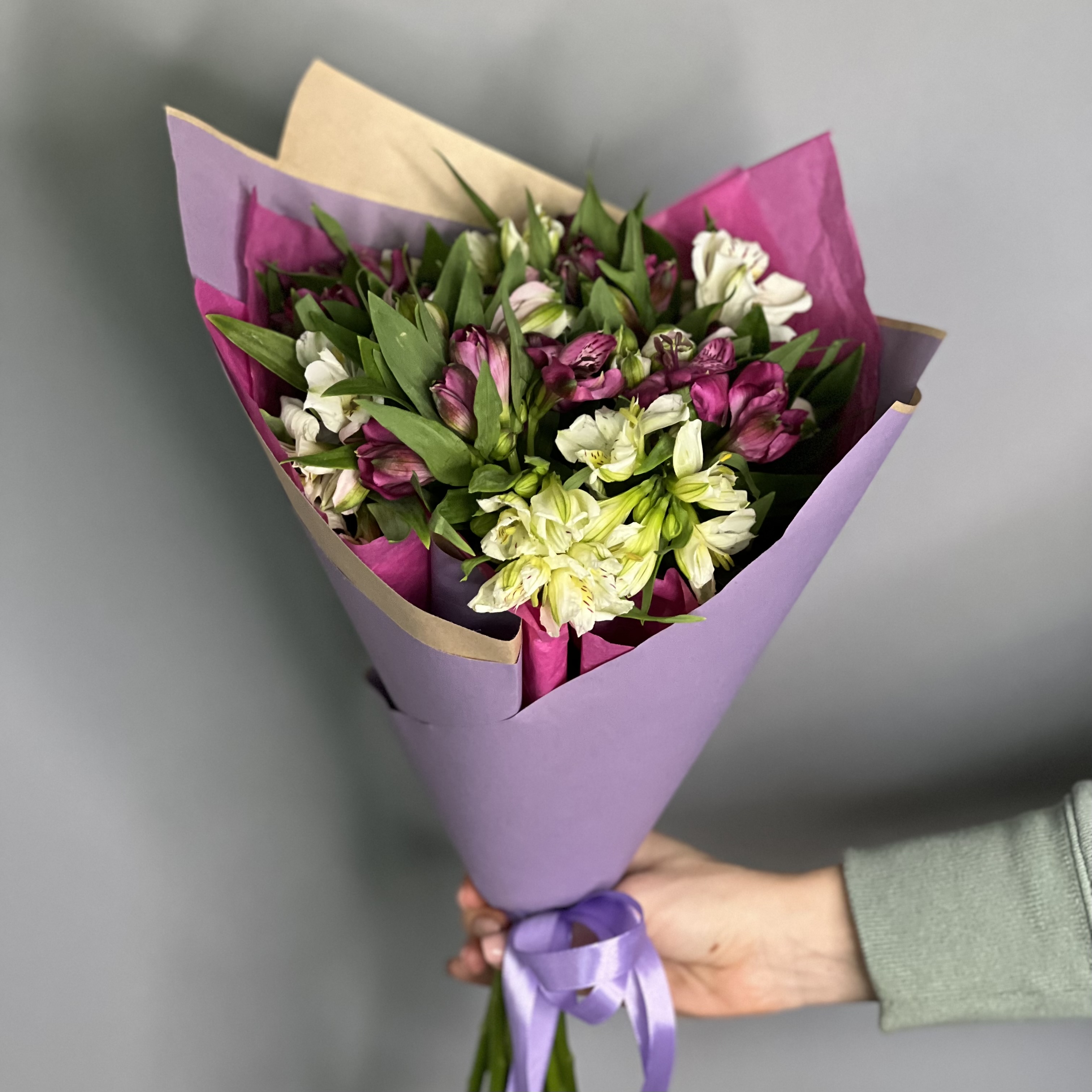 Альстромерии Букет Сингапур