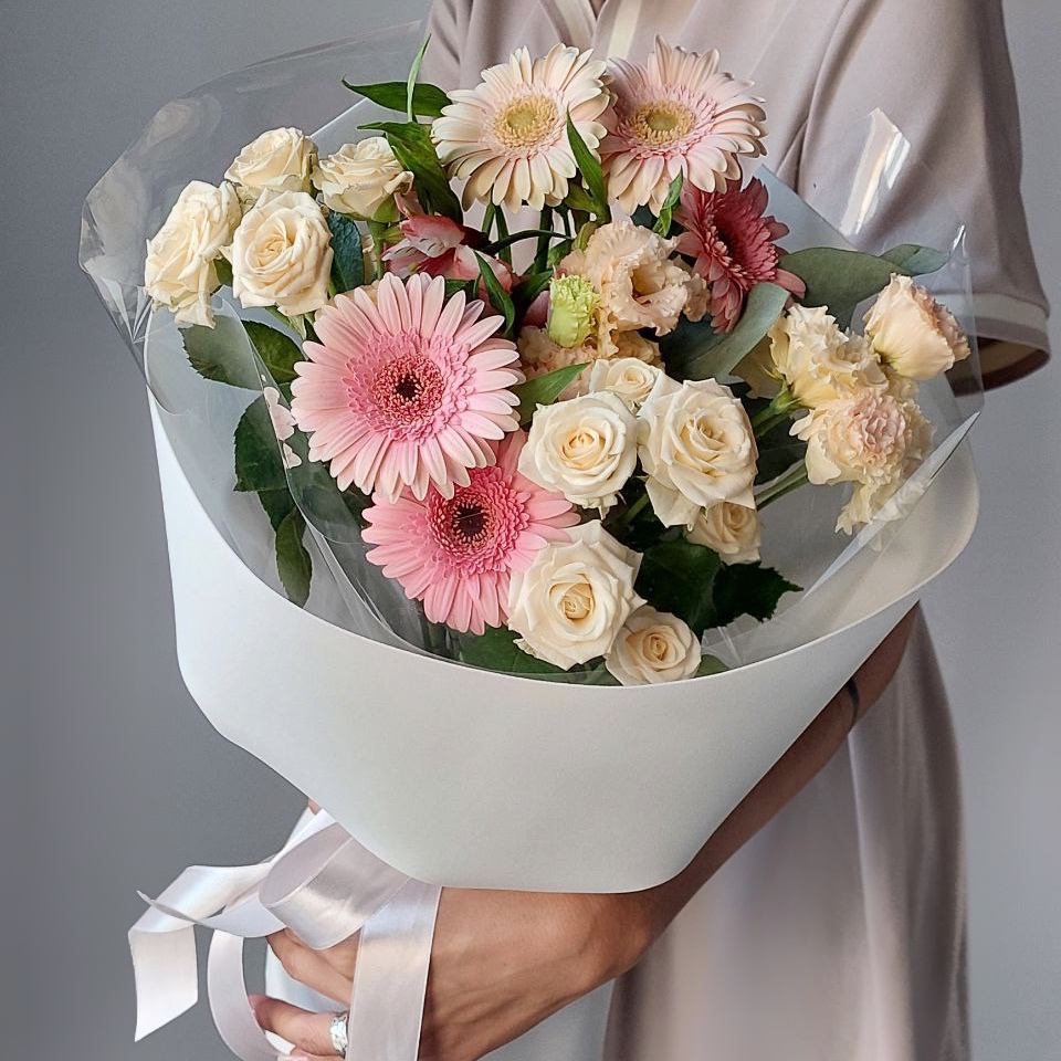 Герберы Букет Теплая забота