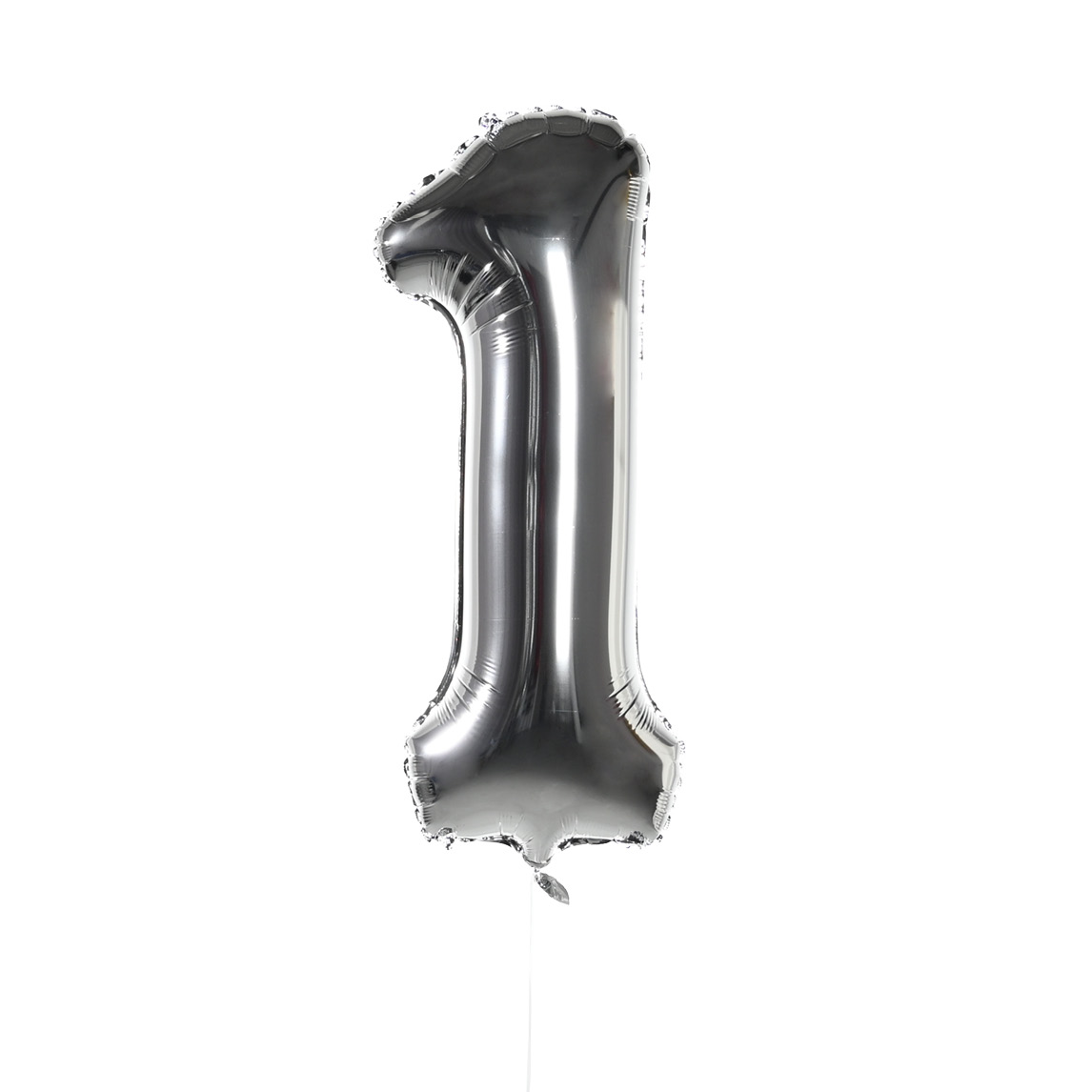 Воздушные шары Цифры (серебро) 1