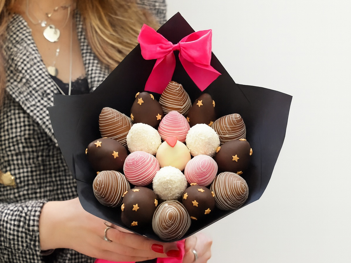 Для crm Букет из клубники в шоколаде 4 Шоколада