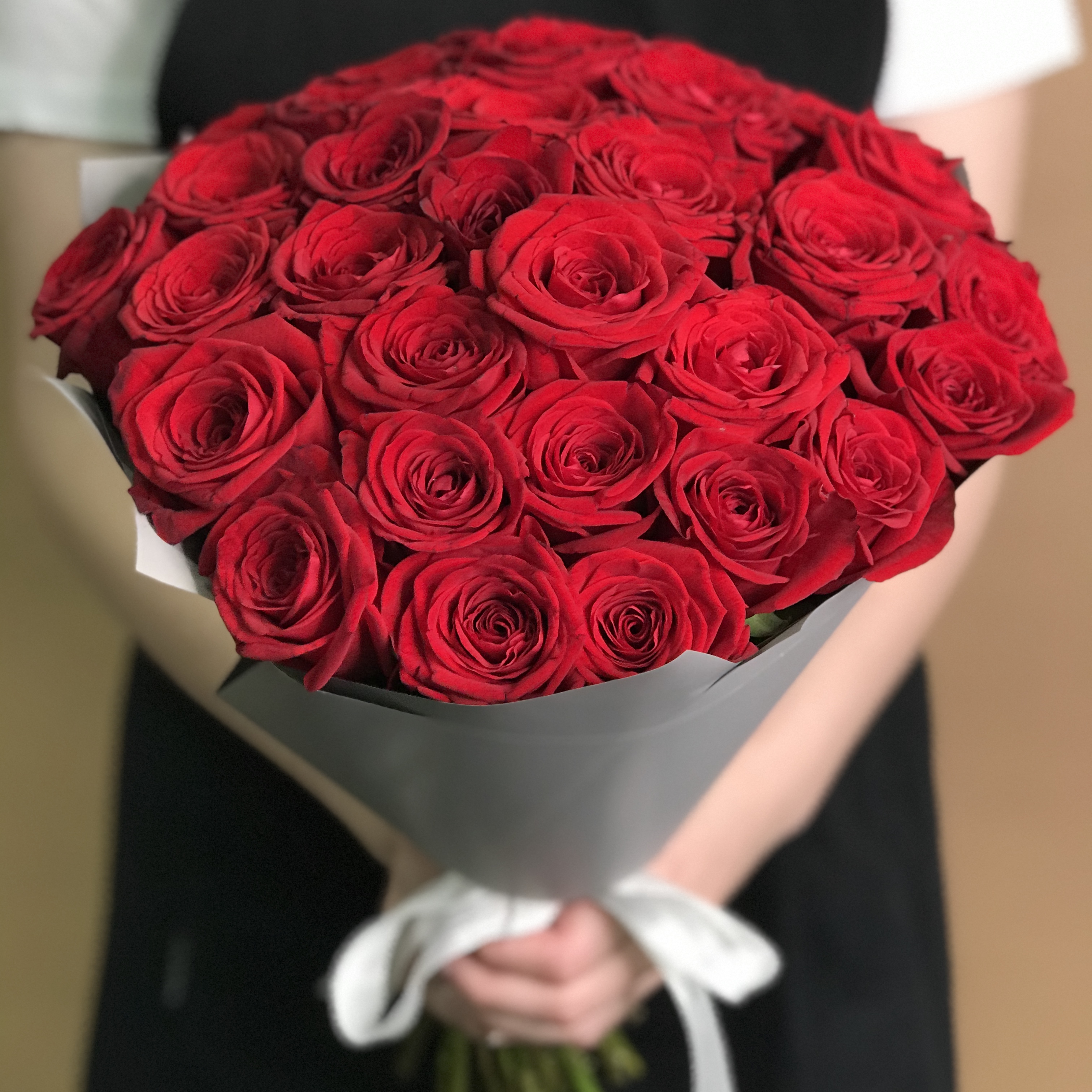 Букет из 31 розы (50 см) букет искусственный розы 48 см