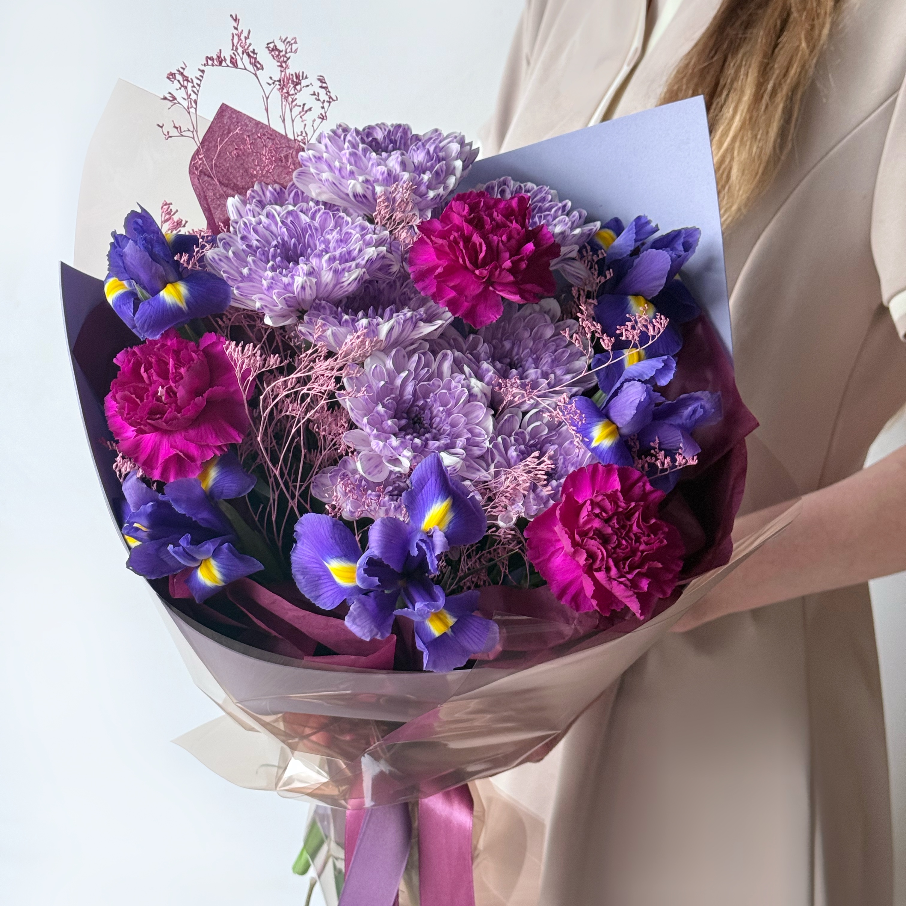 Ирисы Букет Яркое признание