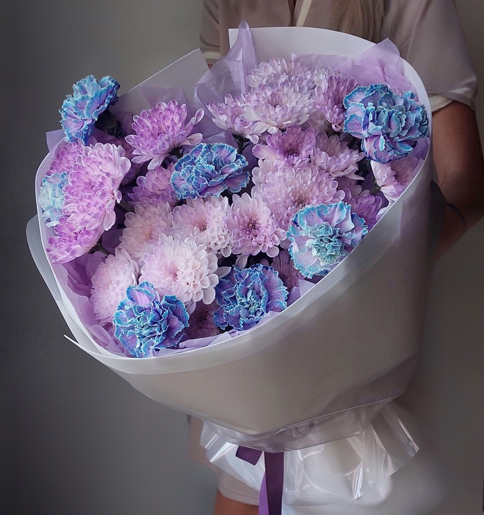 Гвоздики Букет Цветные сны