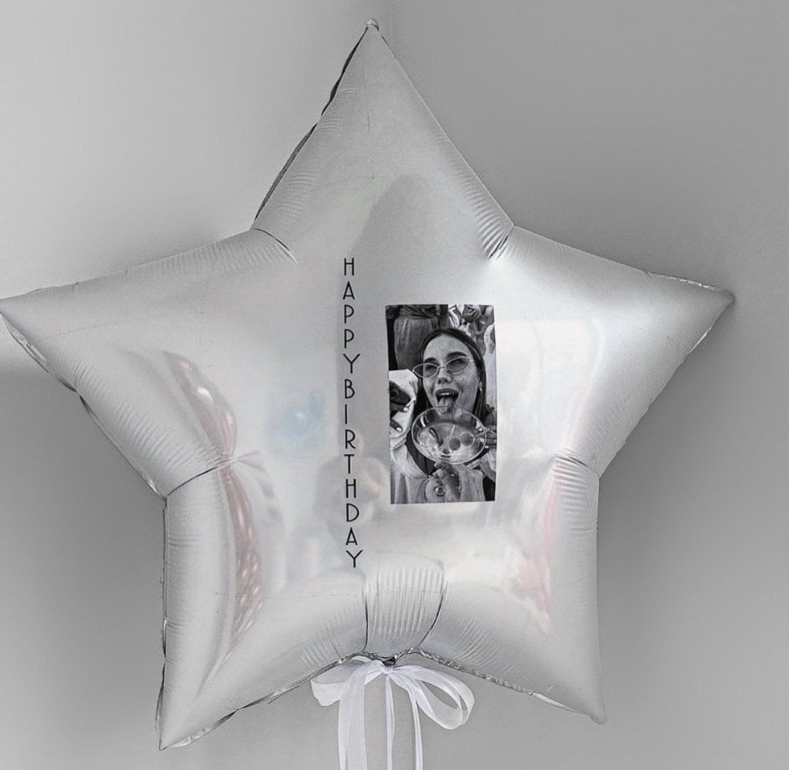 Для crm Фольгированный шар «Звезда воспоминаний»