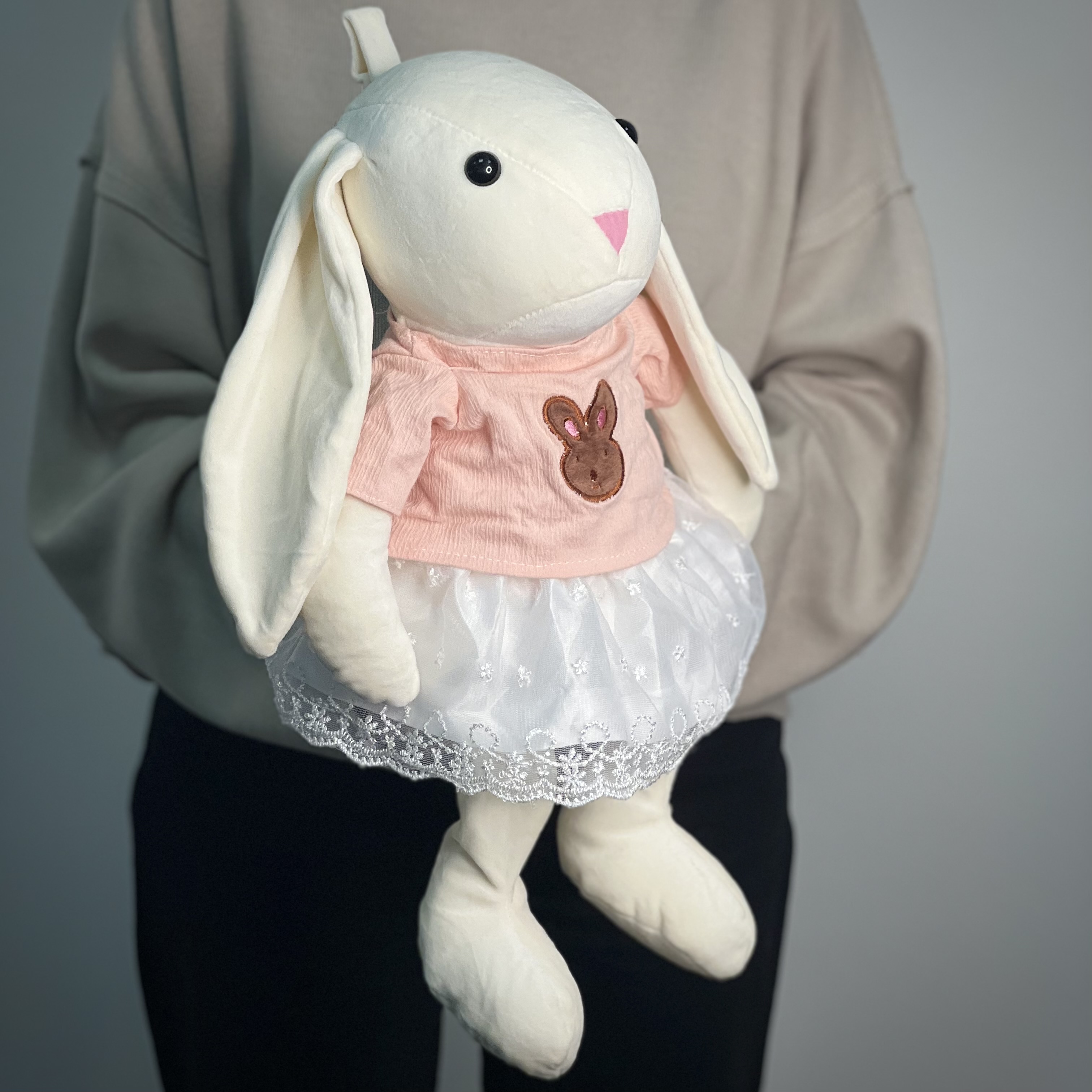 Мягкие игрушки Зайка девочка