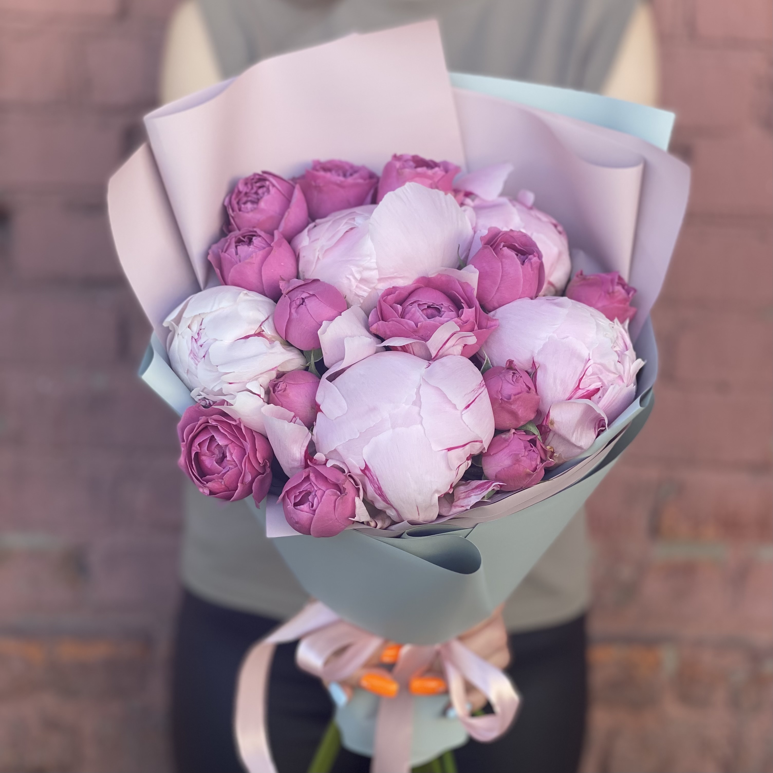 Пионы Букет Мания