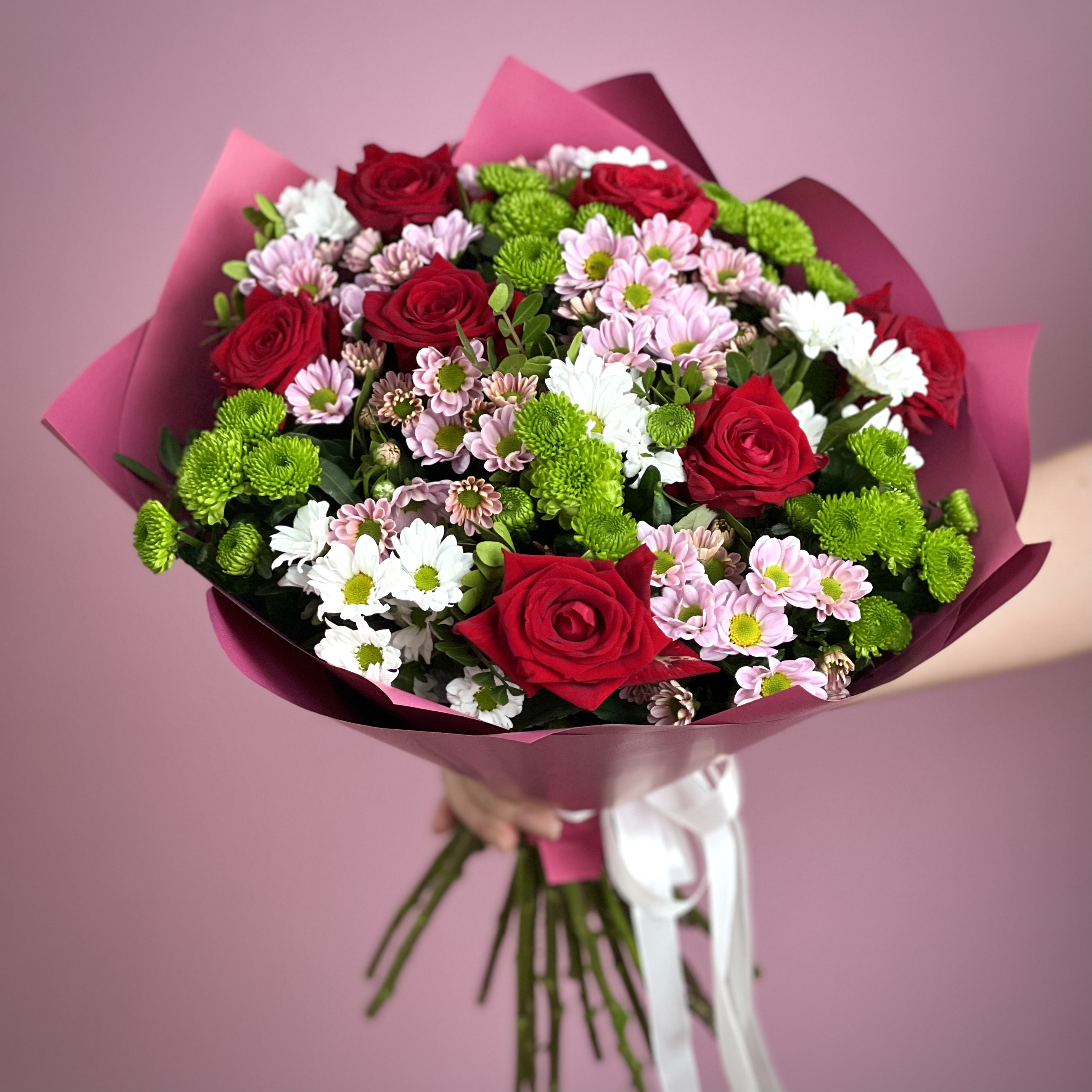 Хризантемы Букет Краски художника