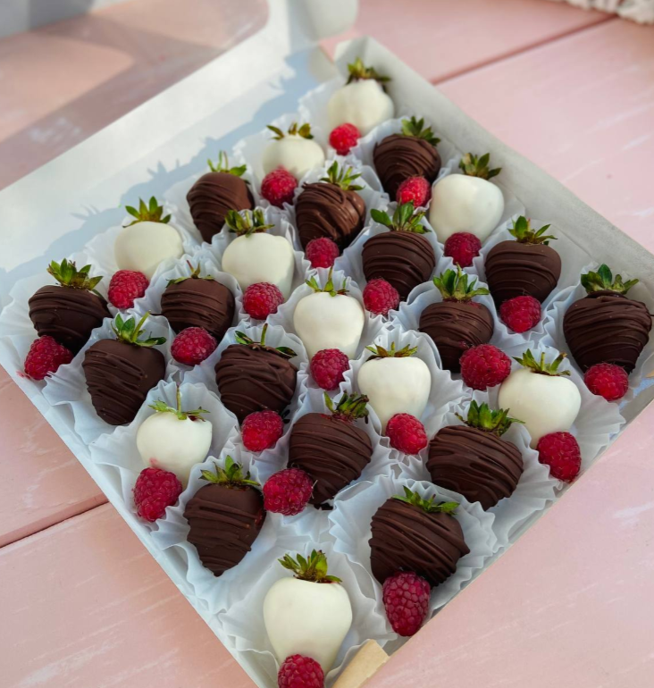 Для crm Клубника в шоколаде "Соблазн" с малиной