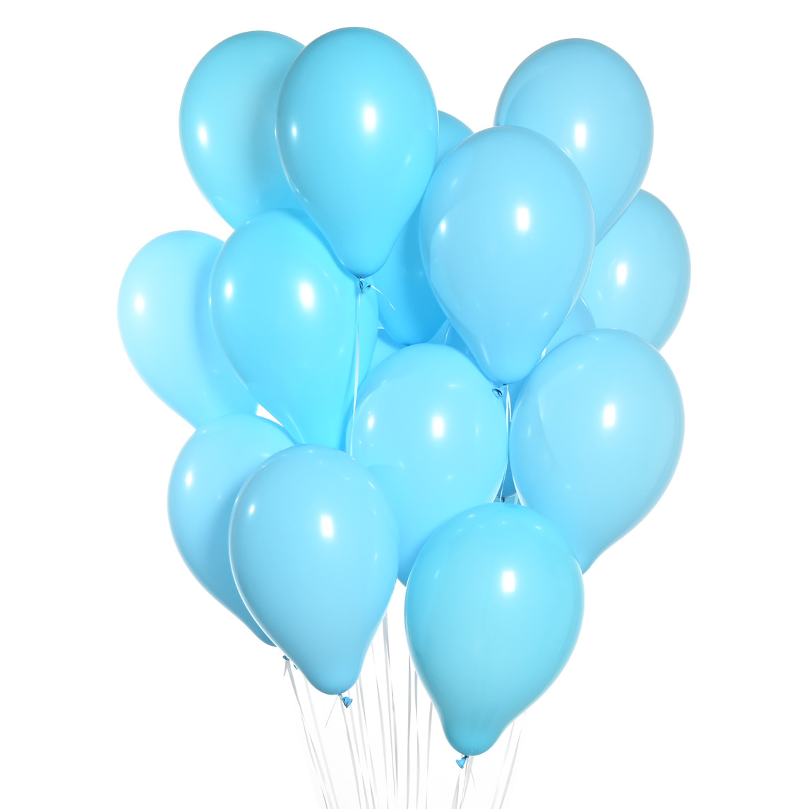 Воздушные шары Голубые 20 шт. 32 шт новинка пожарная машина полицейская модель комплект 1 9 голубые цифры воздушные шары украшения для детей день рождения детский душ