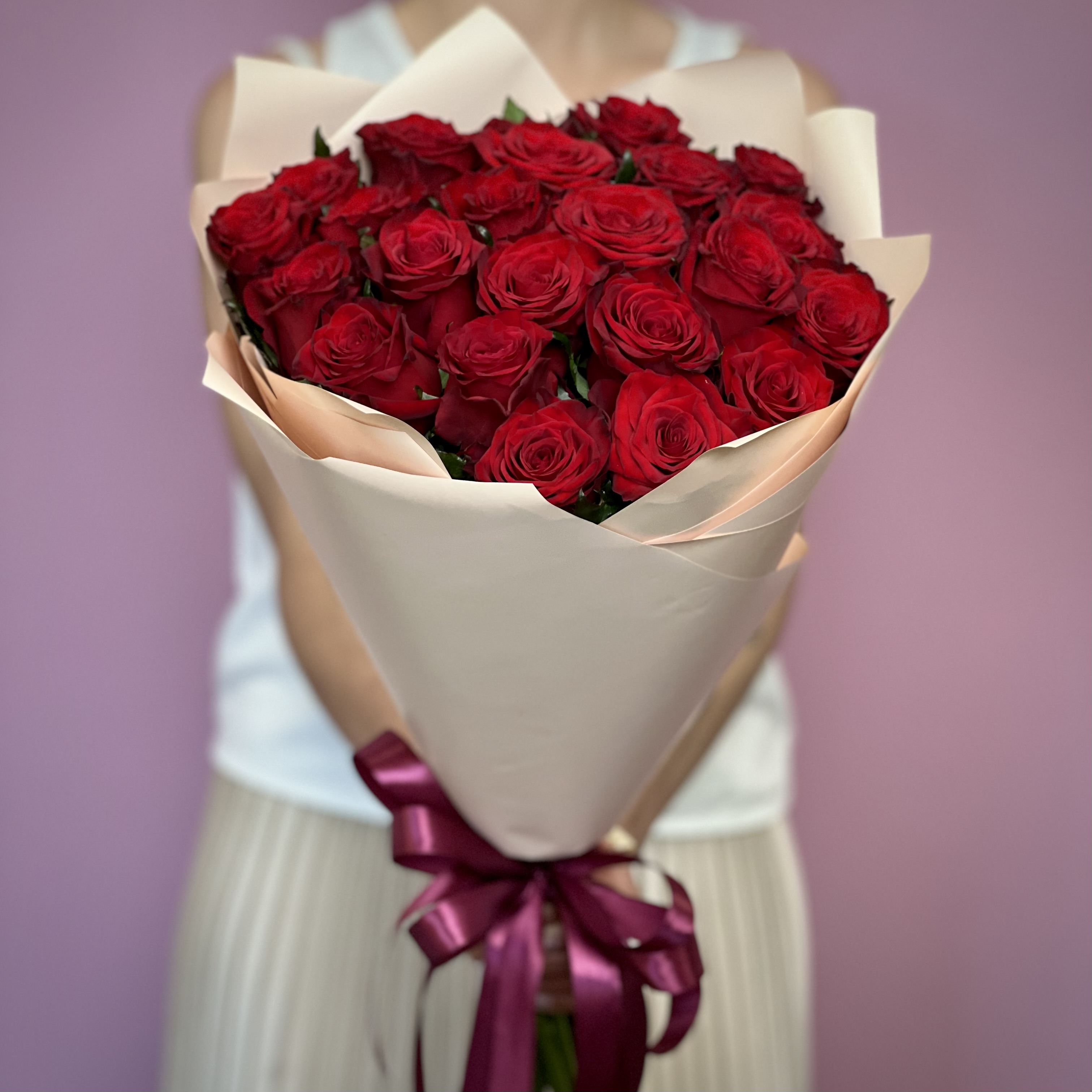 Букеты из роз Букет из роз 70 см Тру Лав 23 шт