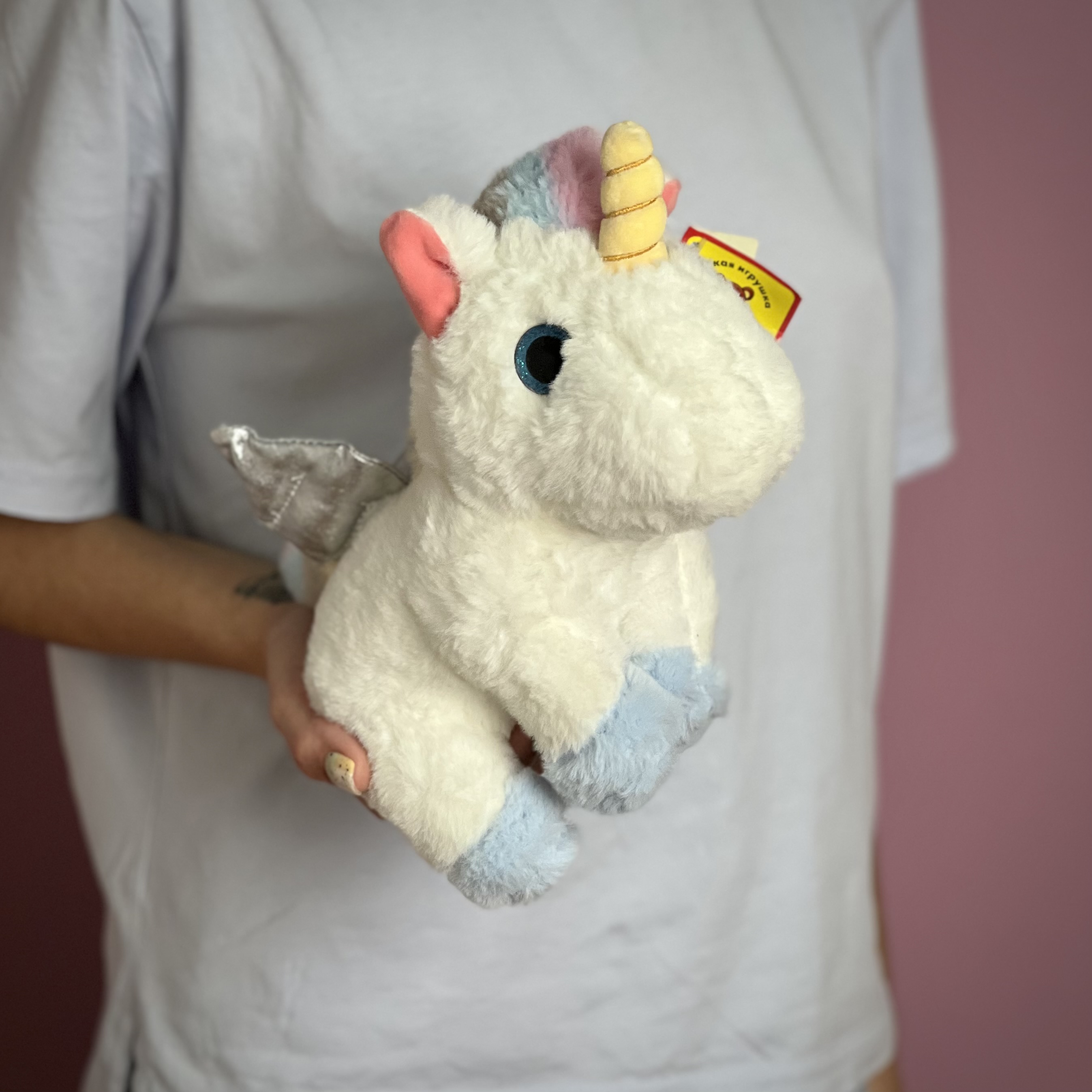 Мягкие игрушки Единорог S белый