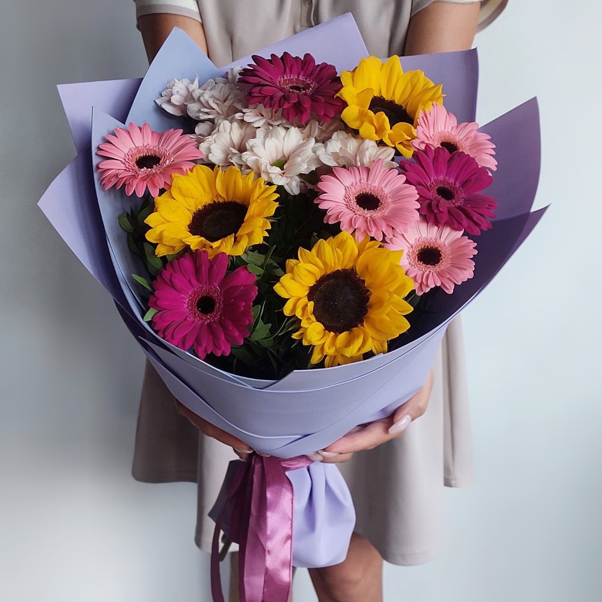 Герберы Букет Жаркий миг