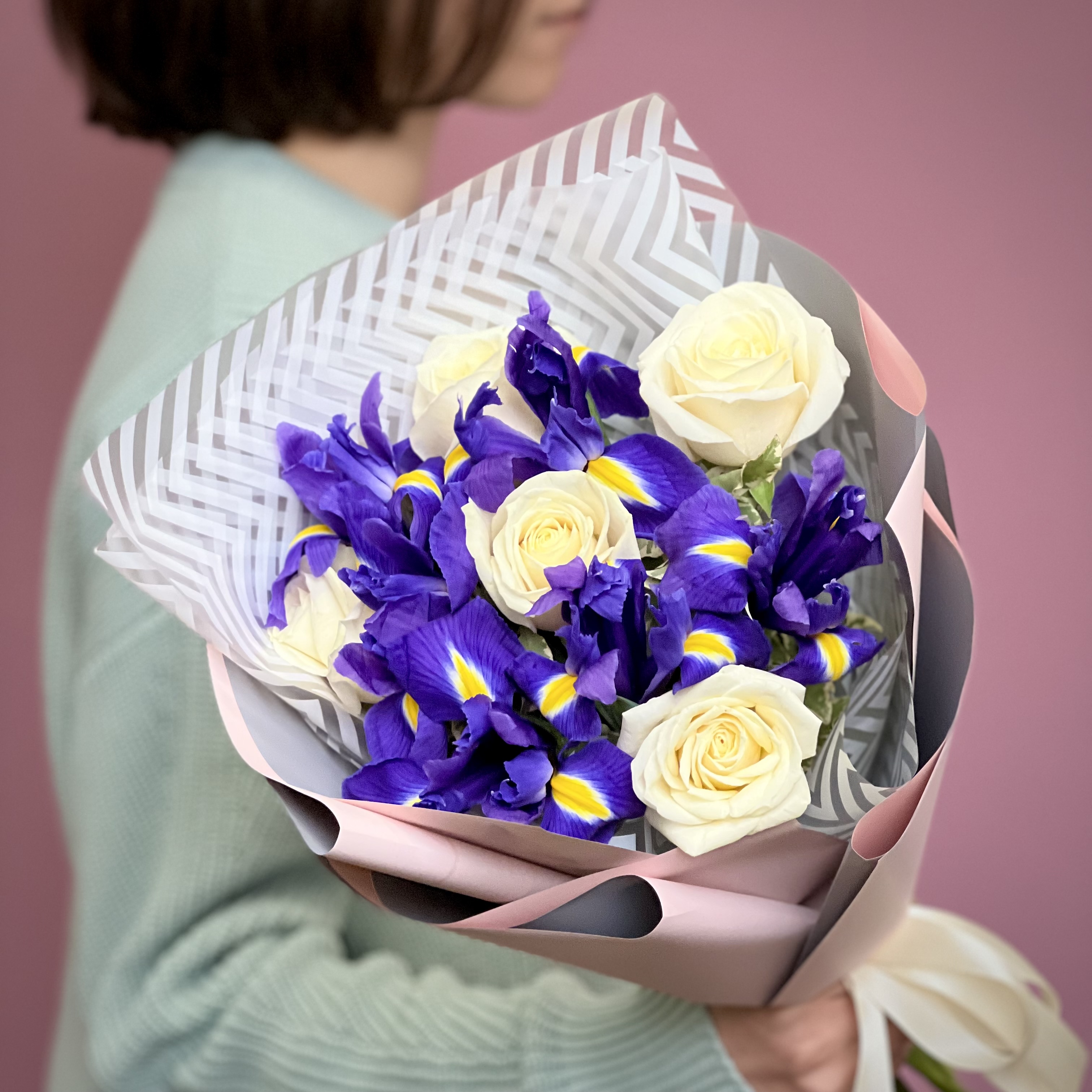 Ирисы Букет Хороший день