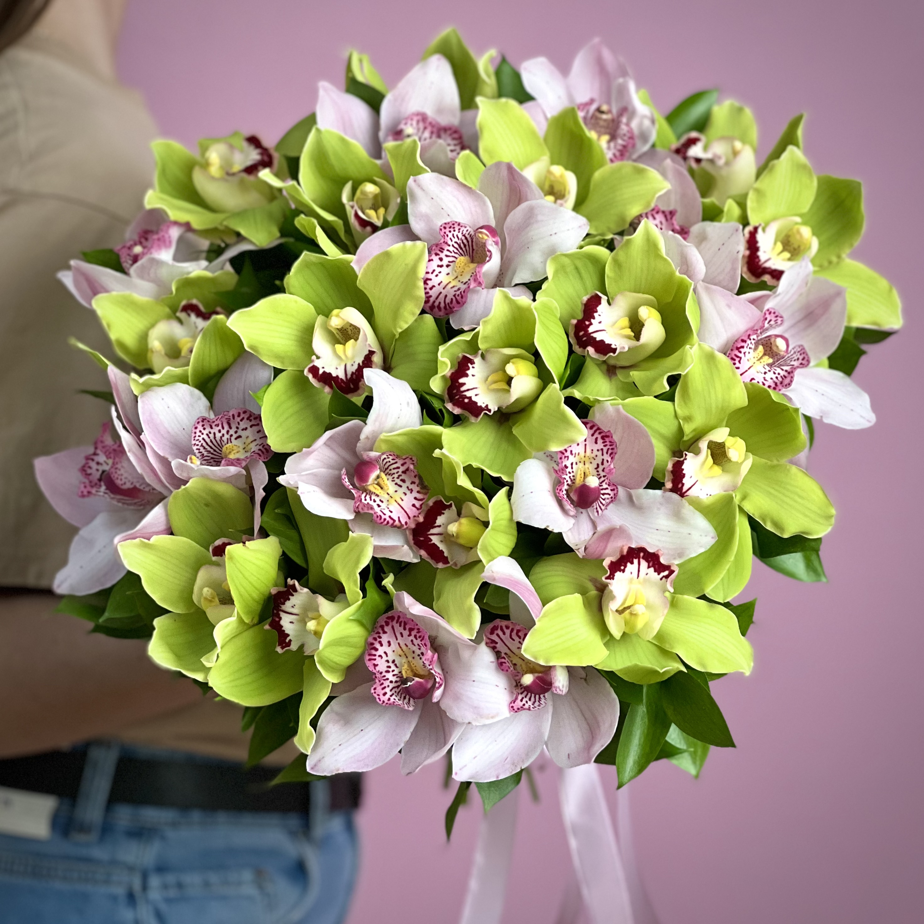 Букет Дикая орхидея орхидея цимбидиум