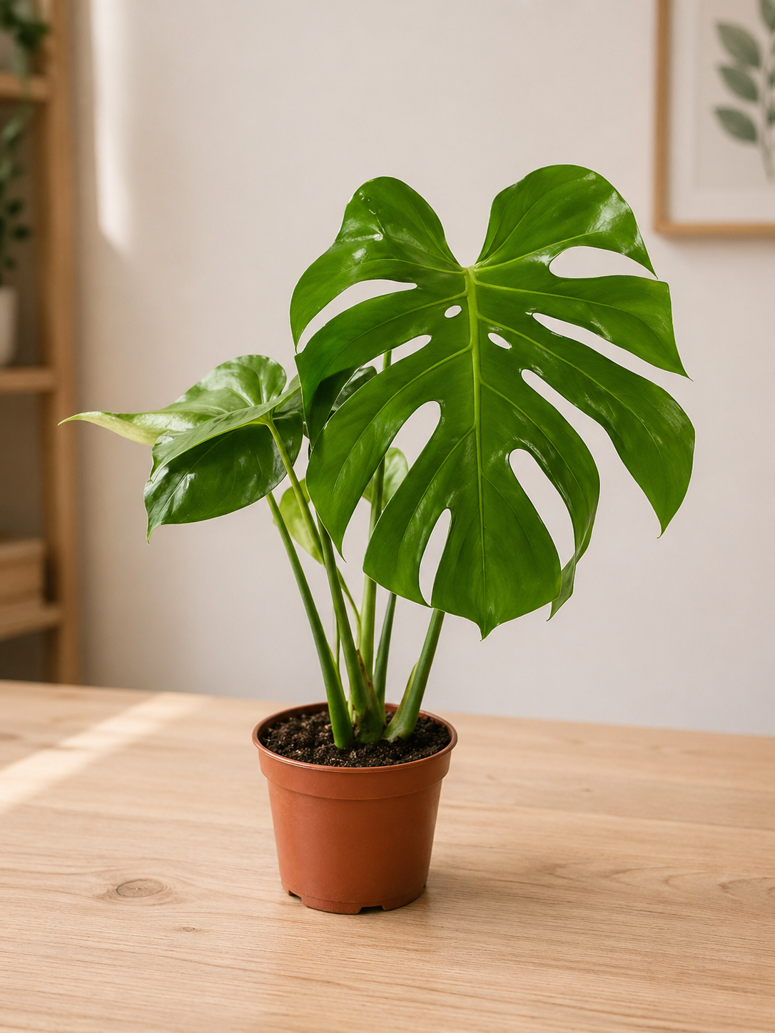 Живые растения в горшках Монстера Делициоза в горшочке