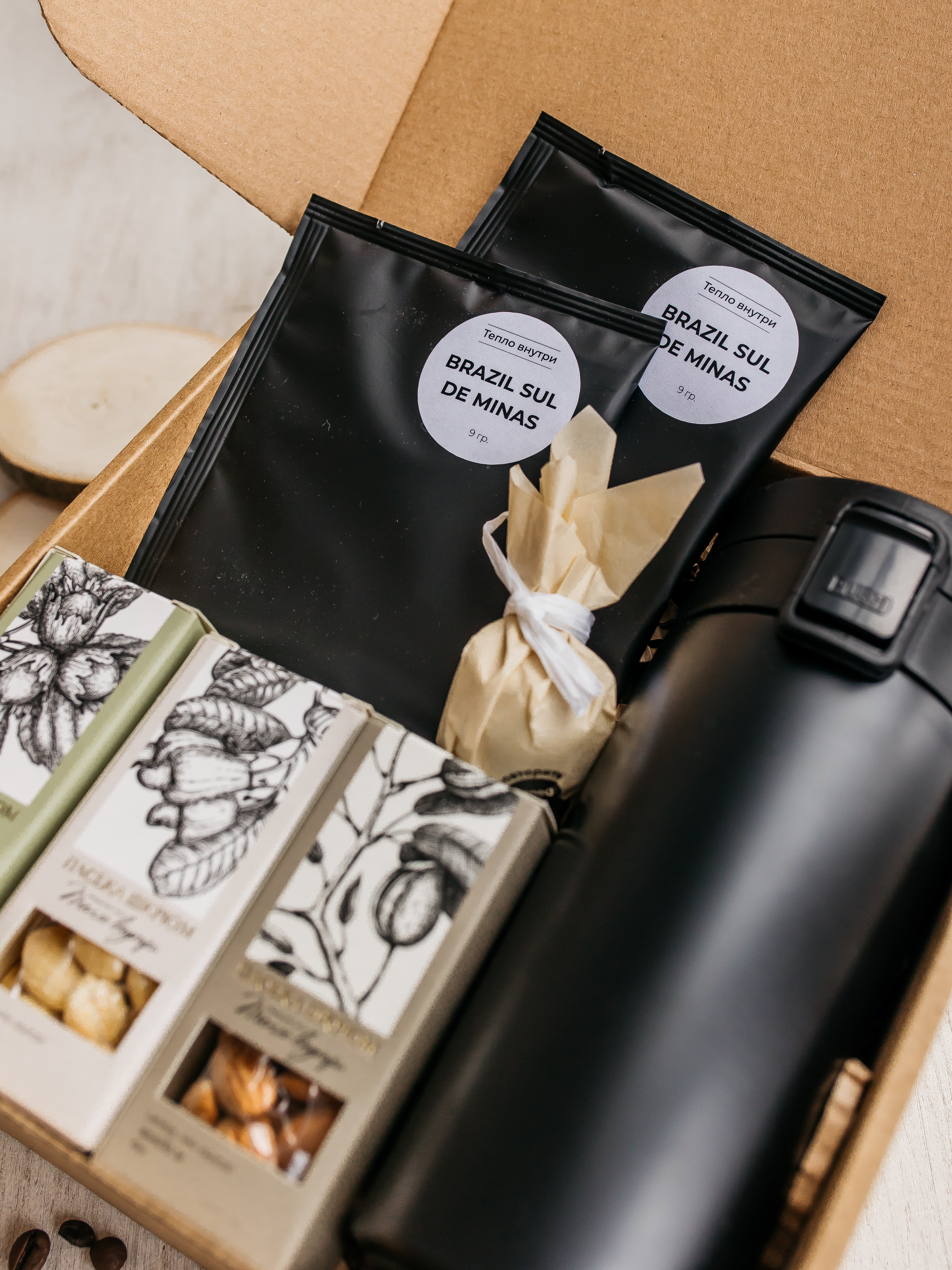 Для crm Набор Кофе и орехи