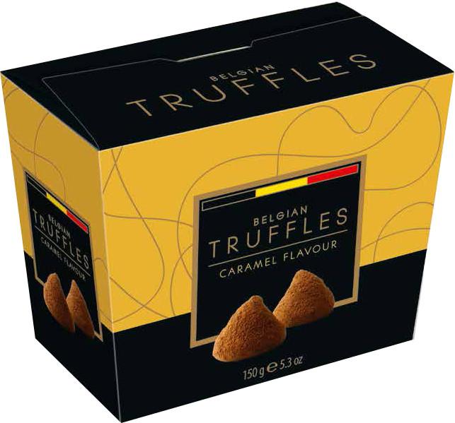 Трюфели Belgian Truffles со вкусом карамели 150 гр.
