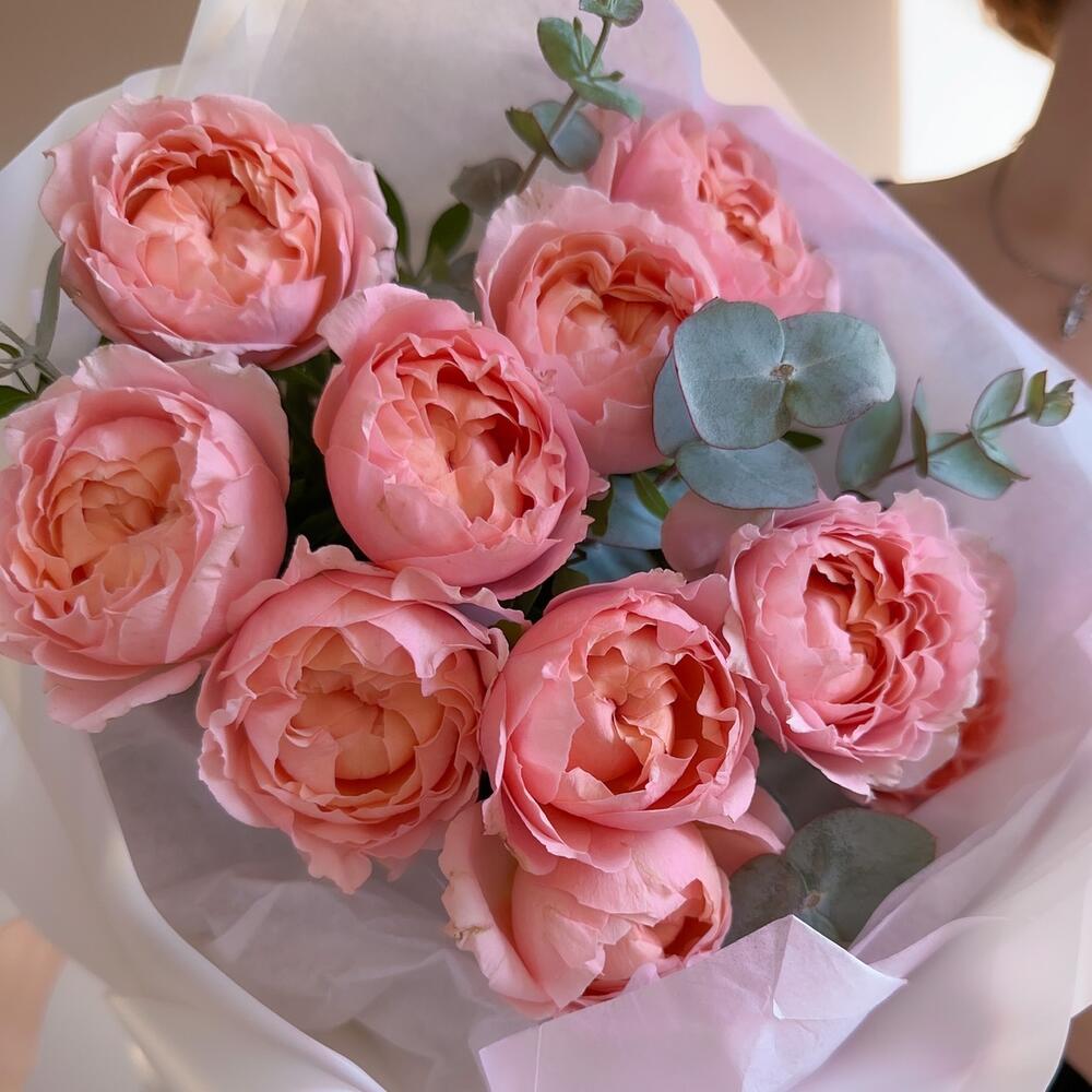 Кустовая роза Букет Элегантность в цвету